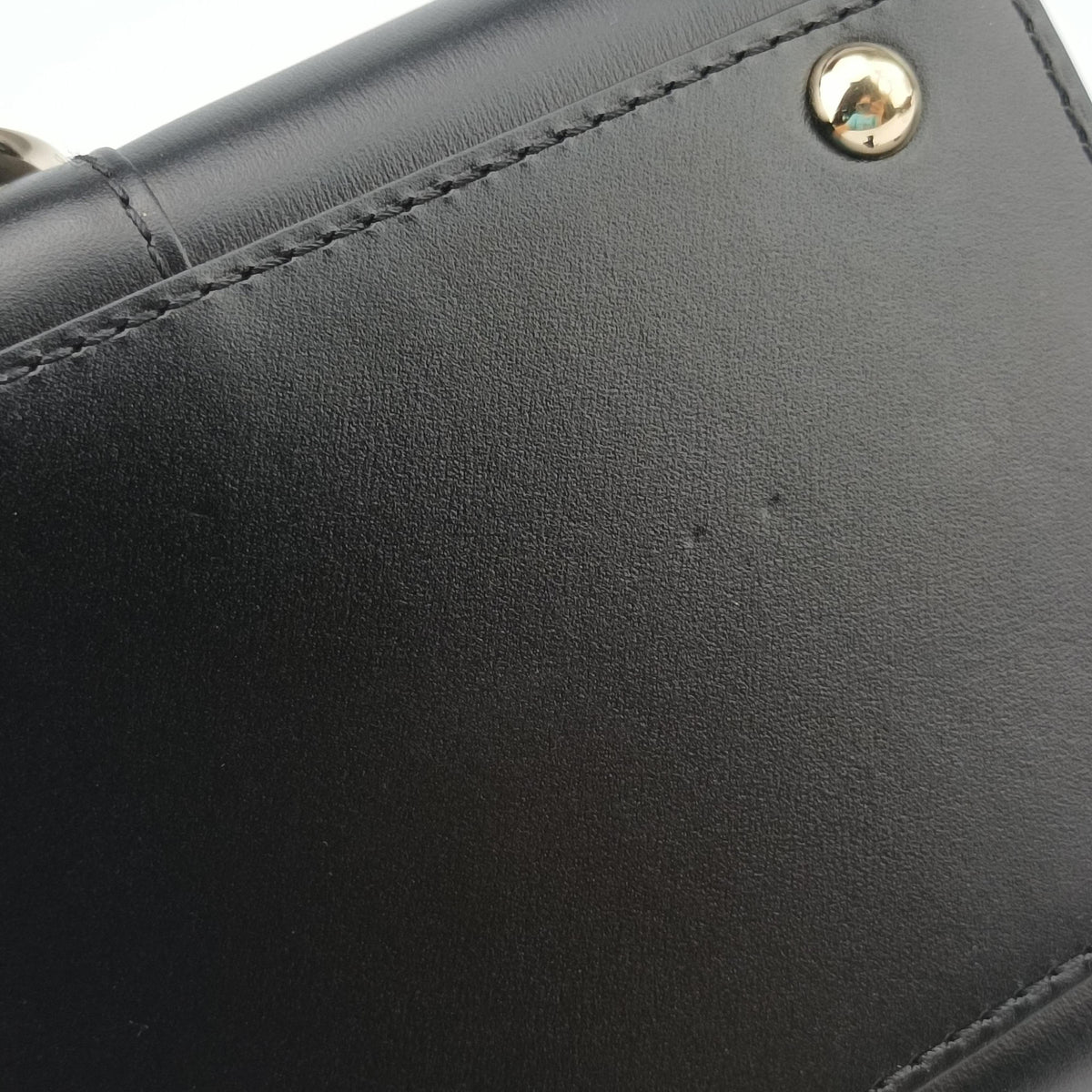 Pre-owned Delvaux Brillant Mini Black leather  handbag | stylenewstar