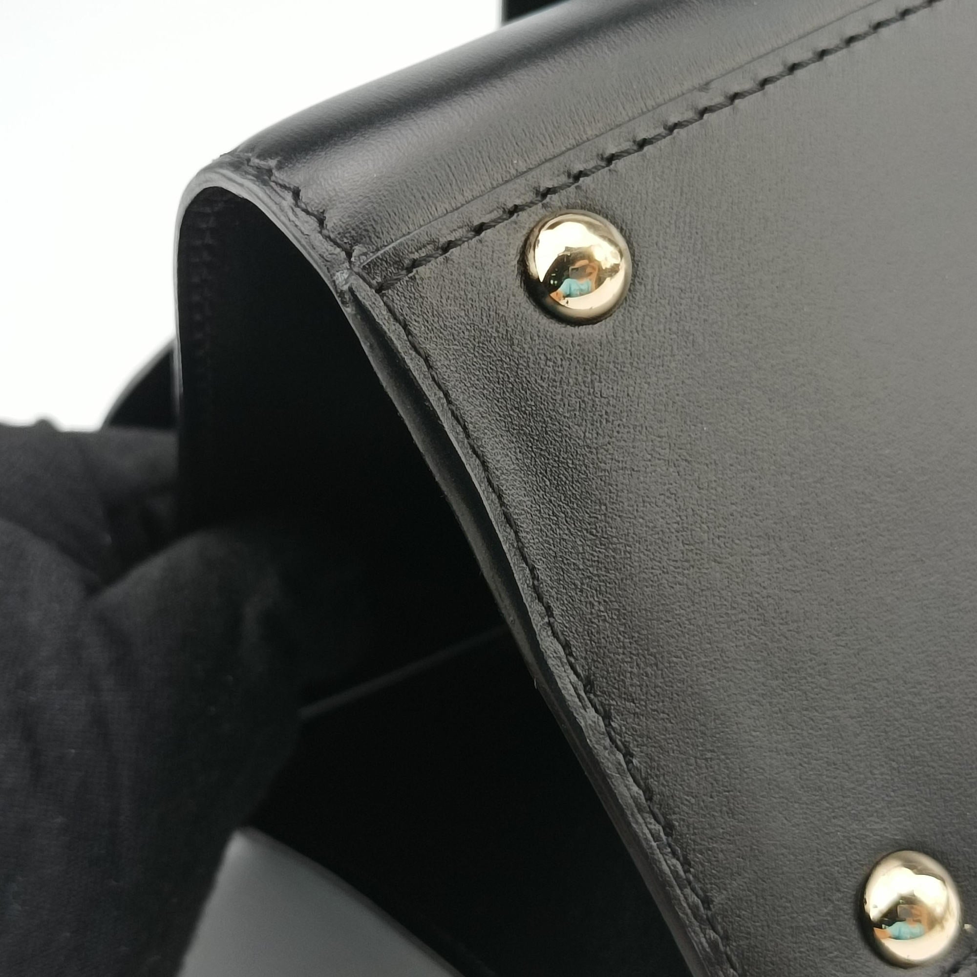 Pre-owned Delvaux Brillant Mini Black leather  handbag | stylenewstar