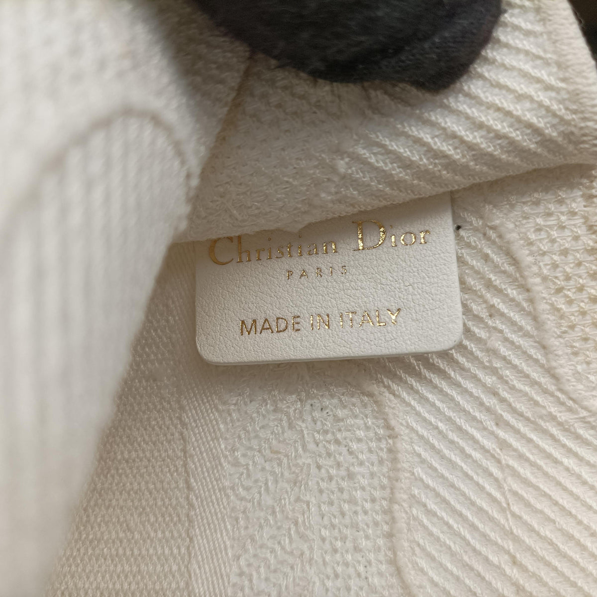 Vintage Christian Dior Book Tote Mini White canvas  handbag | stylenewstar