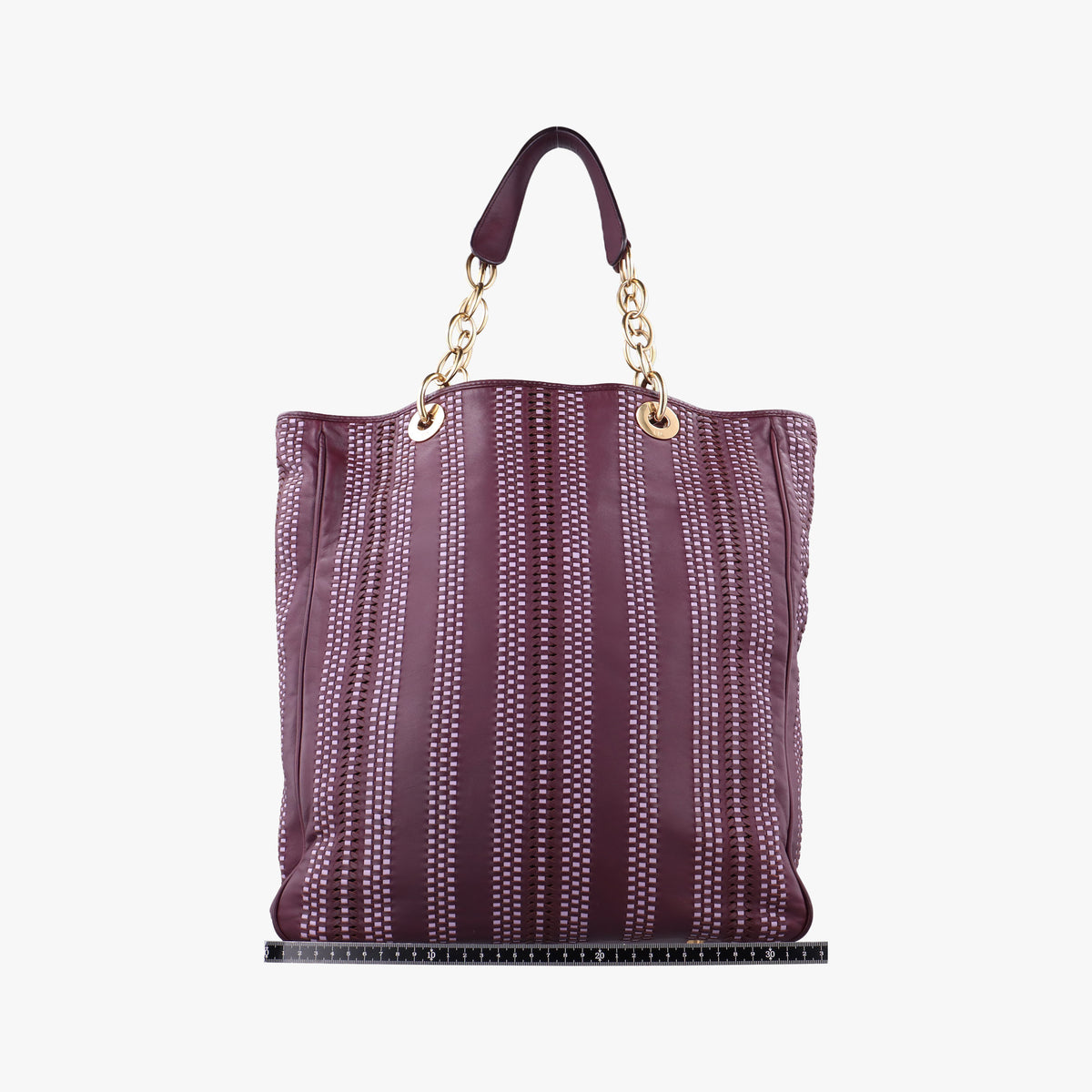 Vintage Christian Dior Soft Lady Dior Tote Purple Leather  handbag | stylenewstar