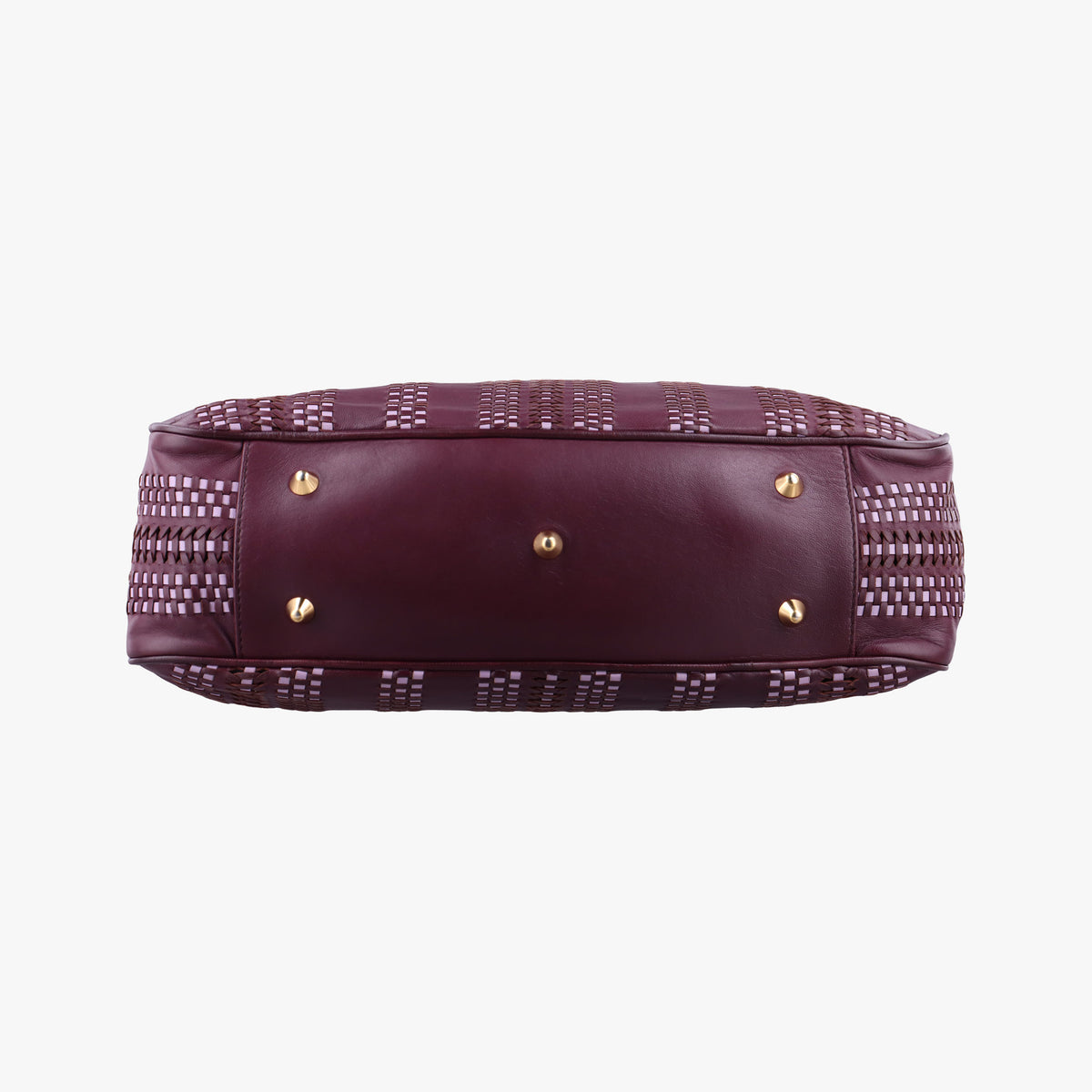 Vintage Christian Dior Soft Lady Dior Tote Purple Leather  handbag | stylenewstar