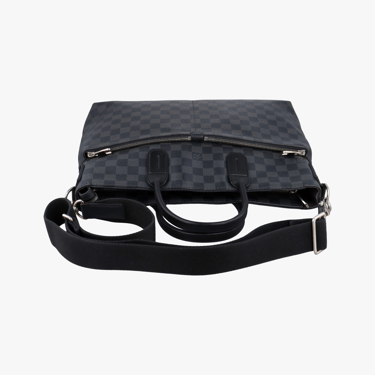 Pre-owned Louis Vuitton 7DW Business Black Damier Graphite N41564 shoulderbag | stylenewstar