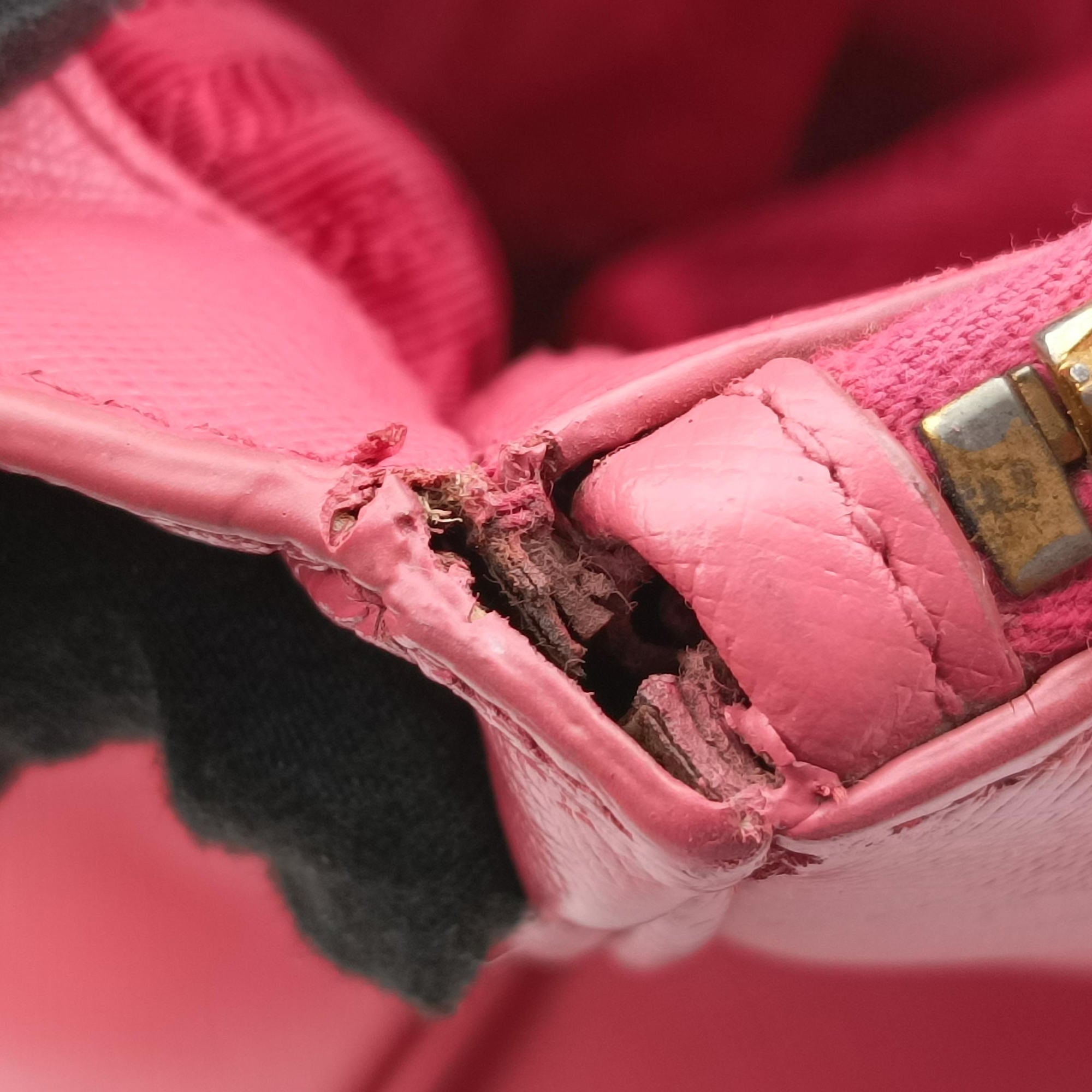 Secondhand Prada Galleria Pink SAFFIANO Leather BN1801 handbag | stylenewstar