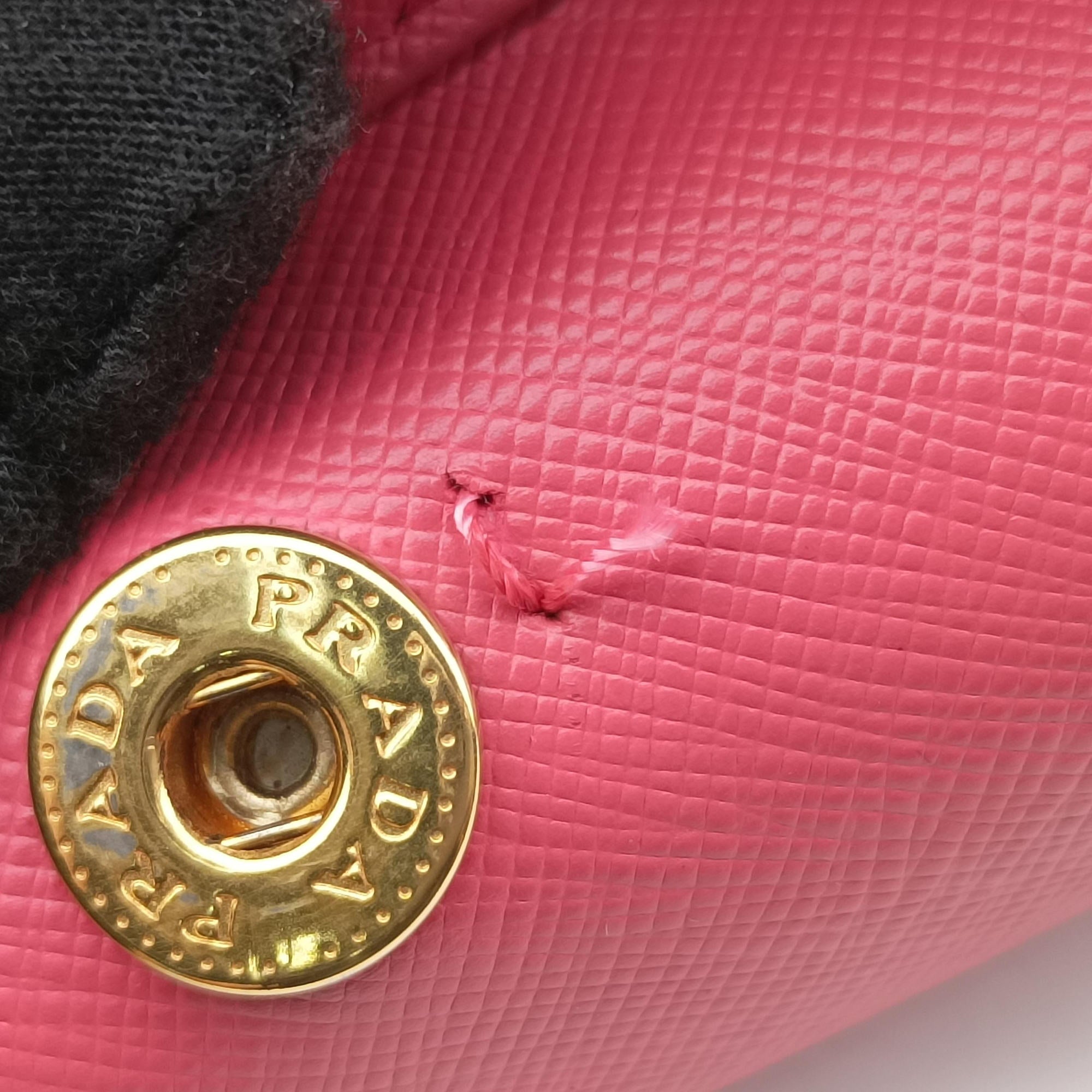 Secondhand Prada Galleria Pink SAFFIANO Leather BN1801 handbag | stylenewstar