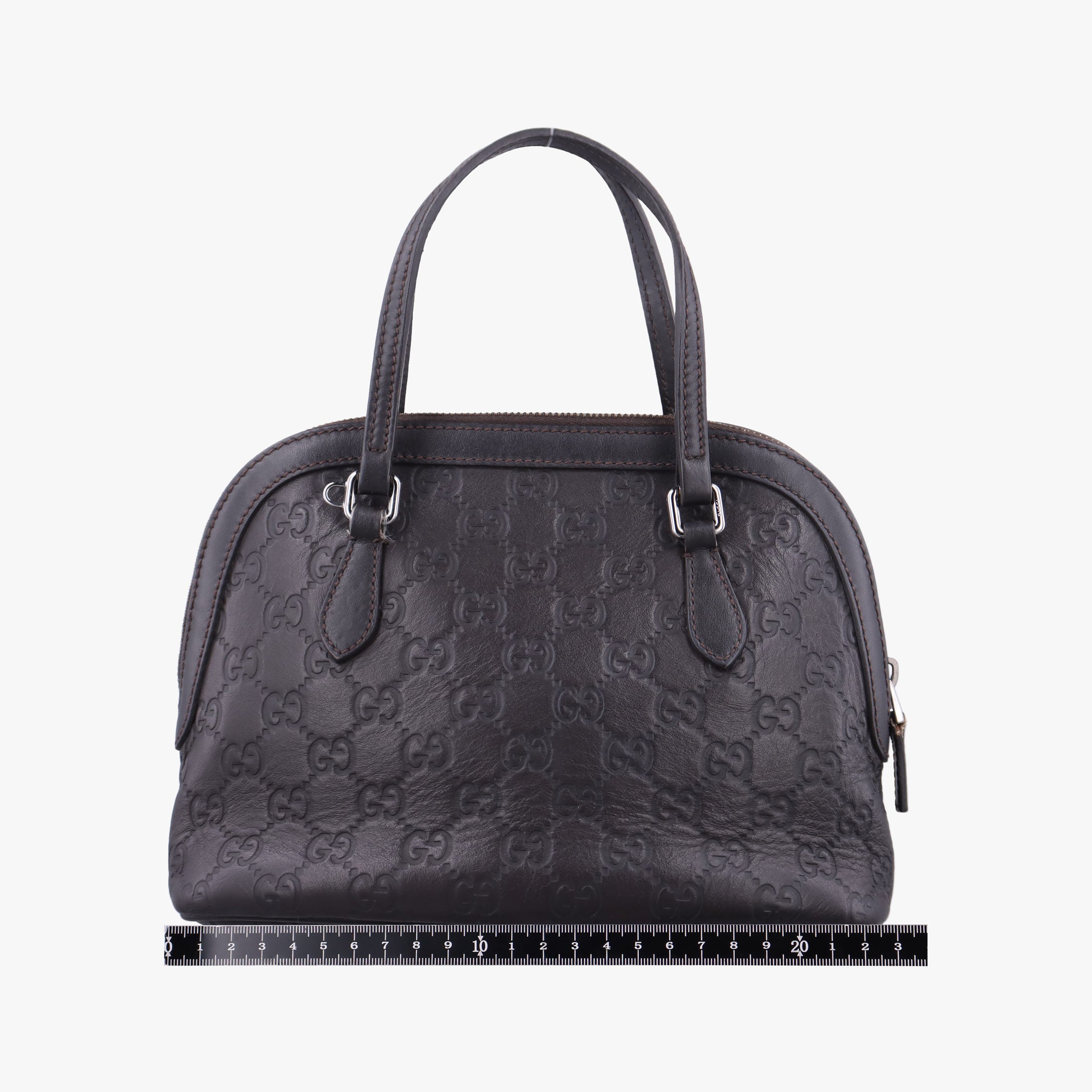 Secondhand Gucci Microguccissima dome Black Leather 341504 shoulderbag | stylenewstar
