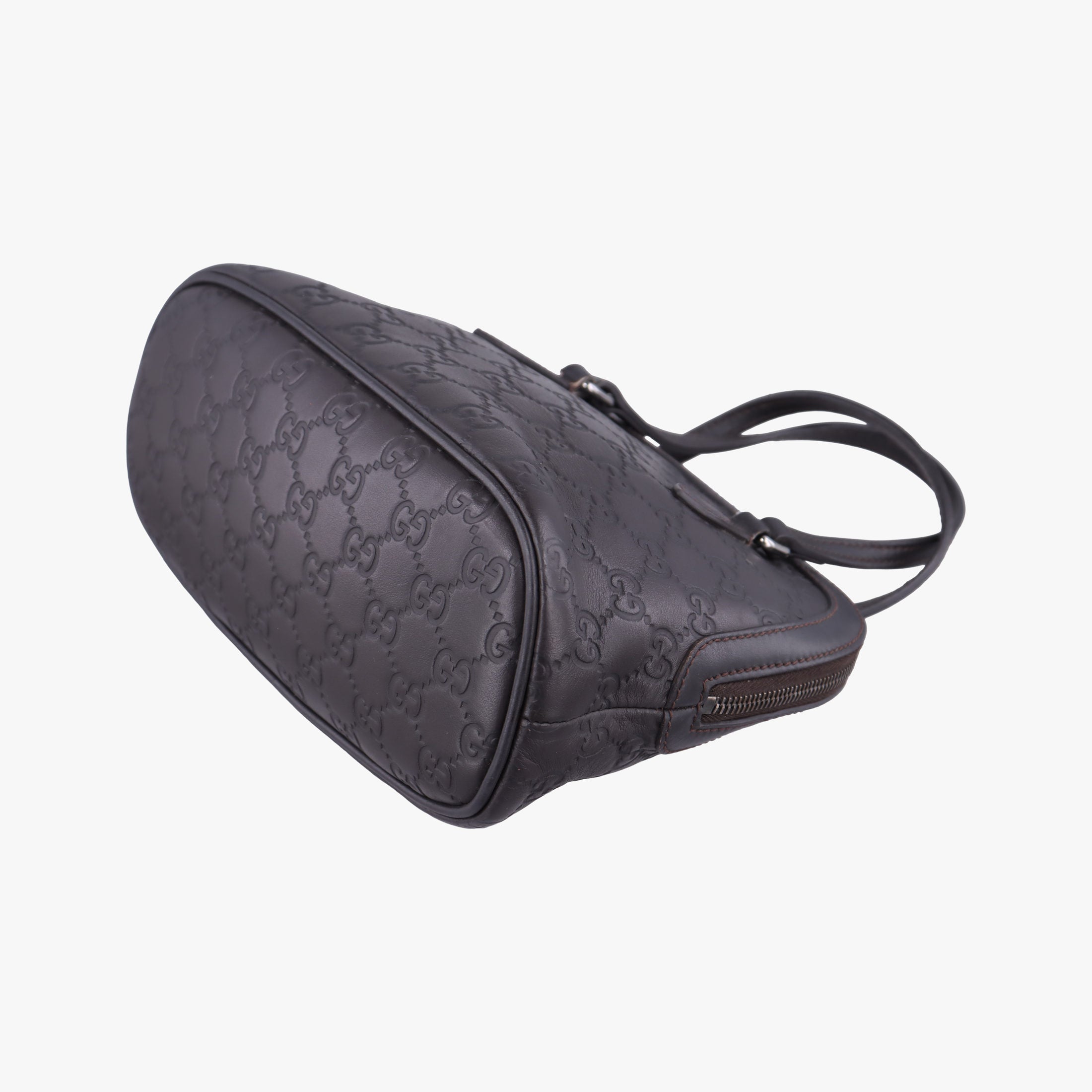 Secondhand Gucci Microguccissima dome Black Leather 341504 shoulderbag | stylenewstar