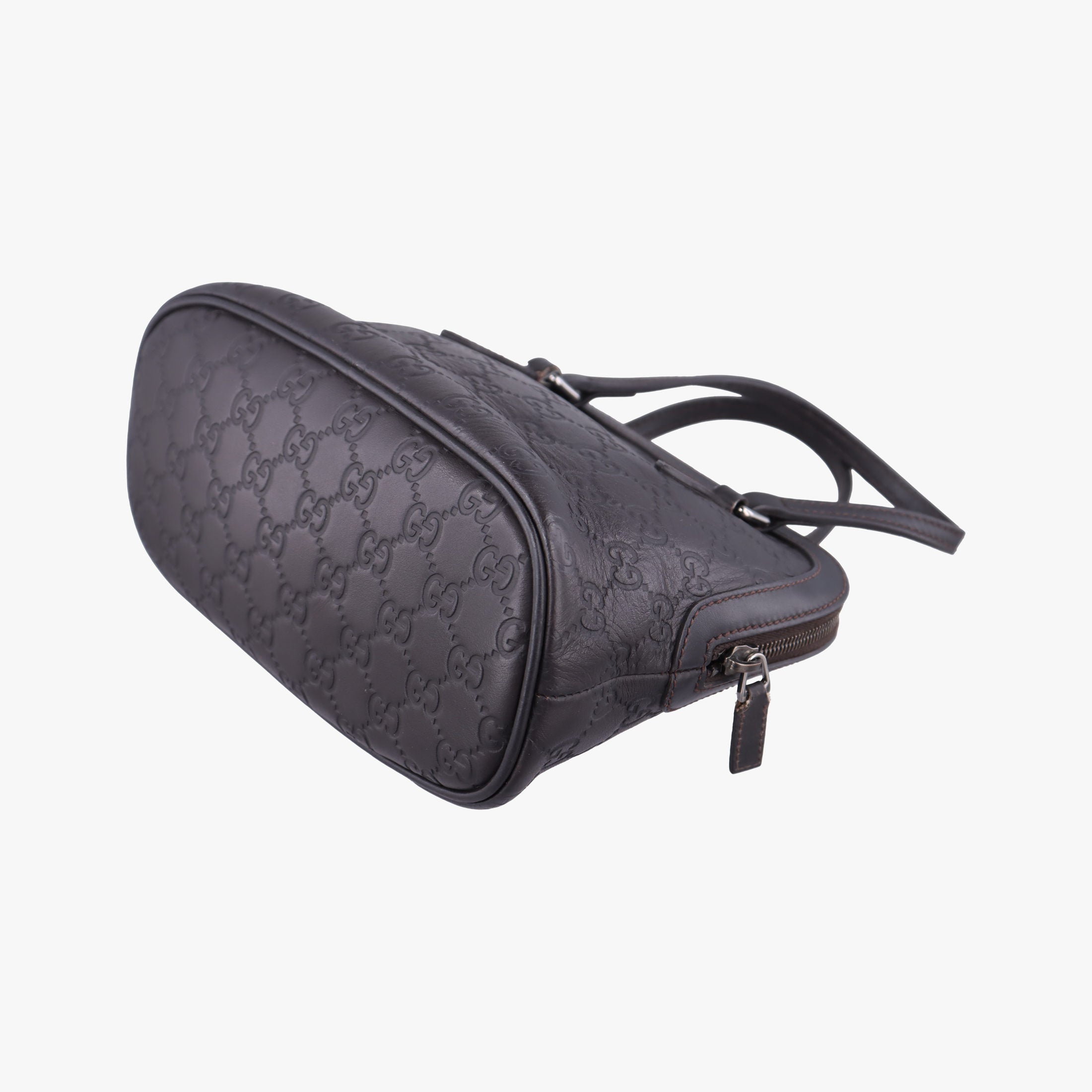 Secondhand Gucci Microguccissima dome Black Leather 341504 shoulderbag | stylenewstar