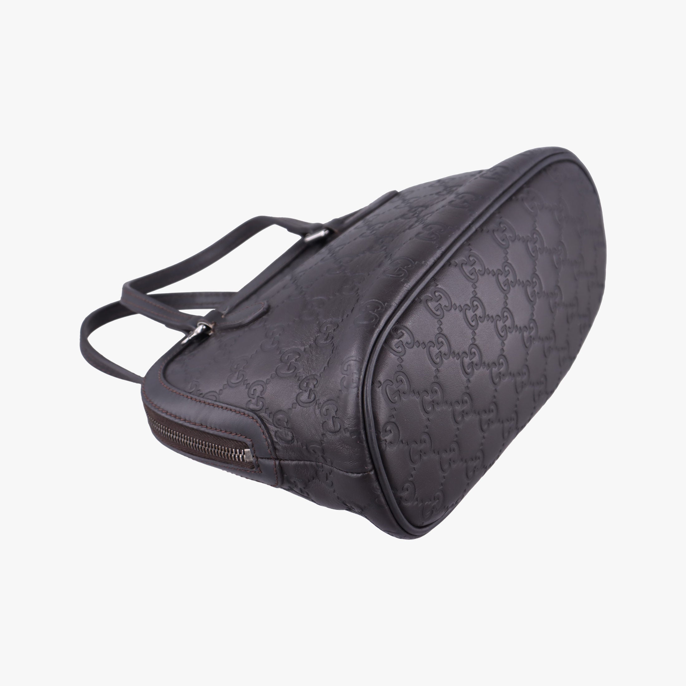 Secondhand Gucci Microguccissima dome Black Leather 341504 shoulderbag | stylenewstar