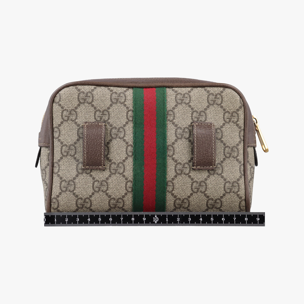 Secondhand Gucci Ophidia Brown PVC coated canvas×Leather 517076 bum bag/waist bag | stylenewstar