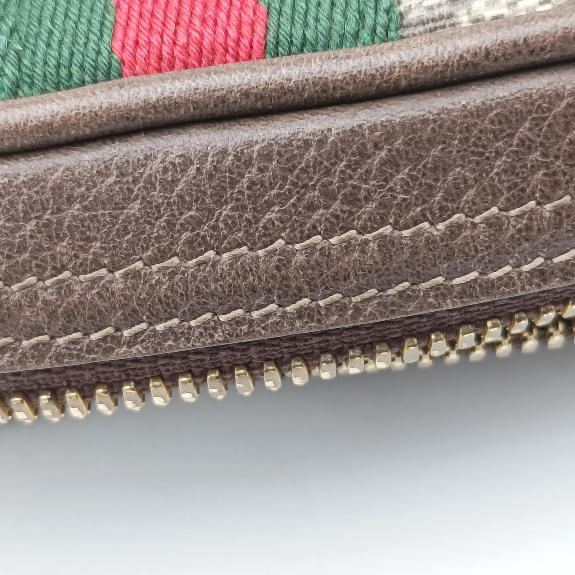 Secondhand Gucci Ophidia Brown PVC coated canvas×Leather 517076 bum bag/waist bag | stylenewstar