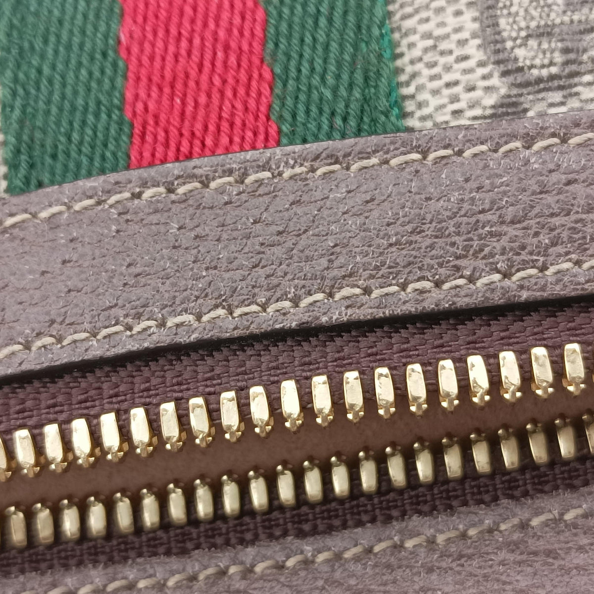 Secondhand Gucci Ophidia Brown PVC coated canvas×Leather 517076 bum bag/waist bag | stylenewstar