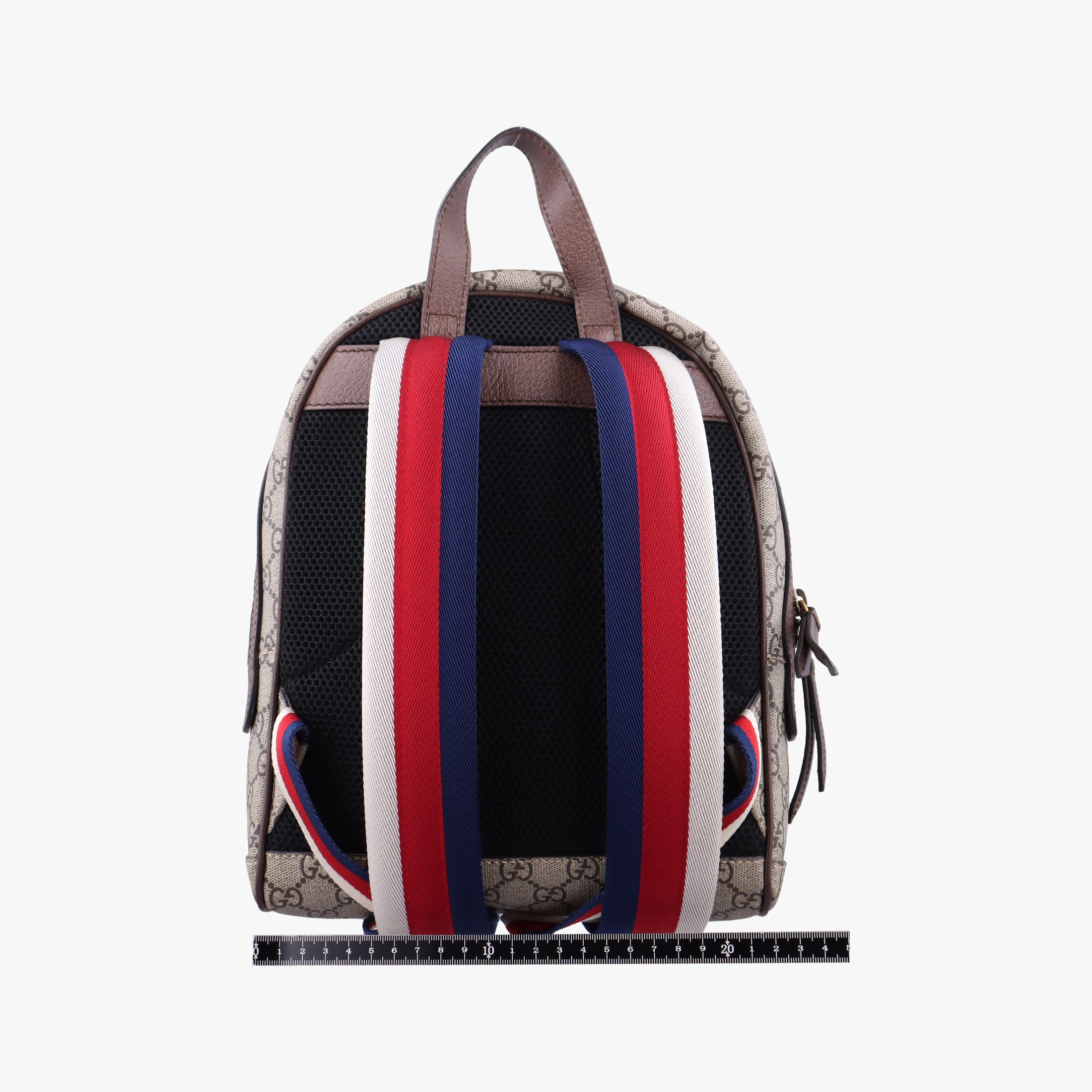 Pre-owned Gucci GG Supreme Bosco dog print Beige×Multicolour PVC coated canvas 495621 backpack/rucksack | stylenewstar