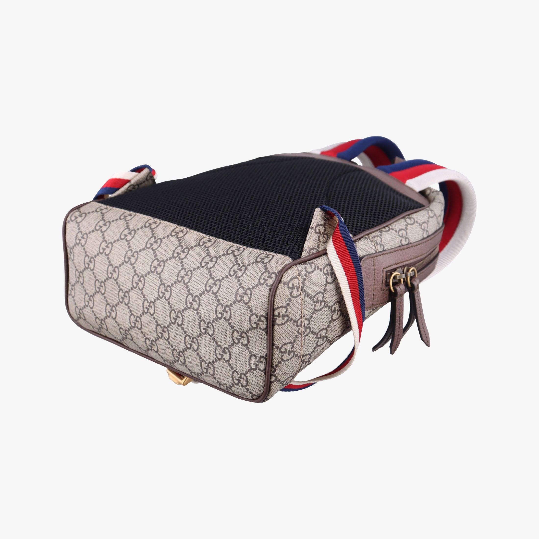 Pre-owned Gucci GG Supreme Bosco dog print Beige×Multicolour PVC coated canvas 495621 backpack/rucksack | stylenewstar