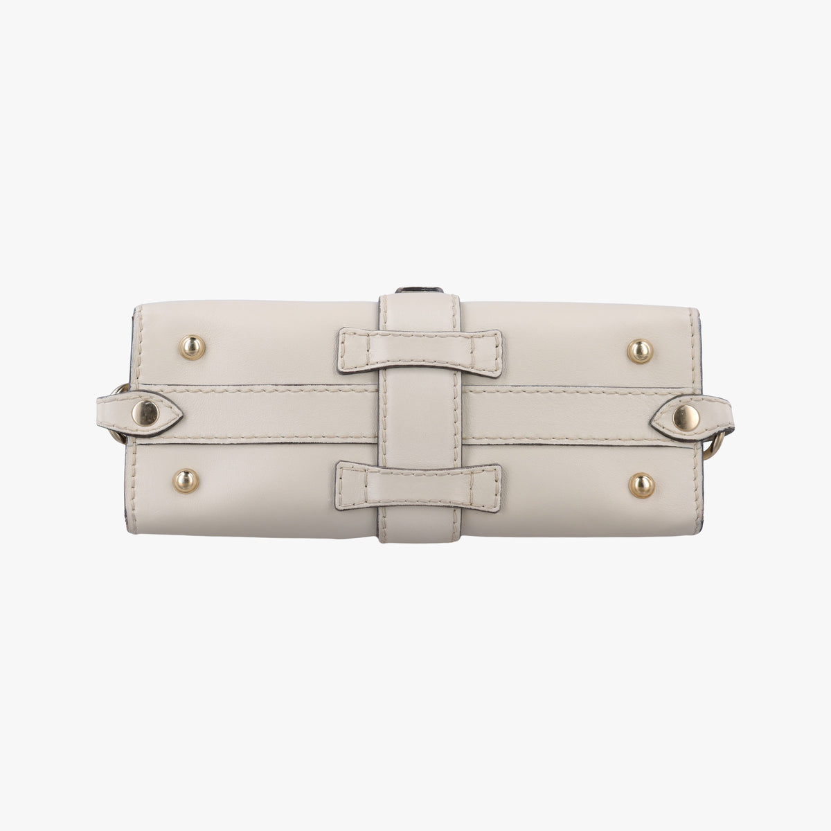 Secondhand Gucci Stirrup White Leather 277515 handbag | stylenewstar