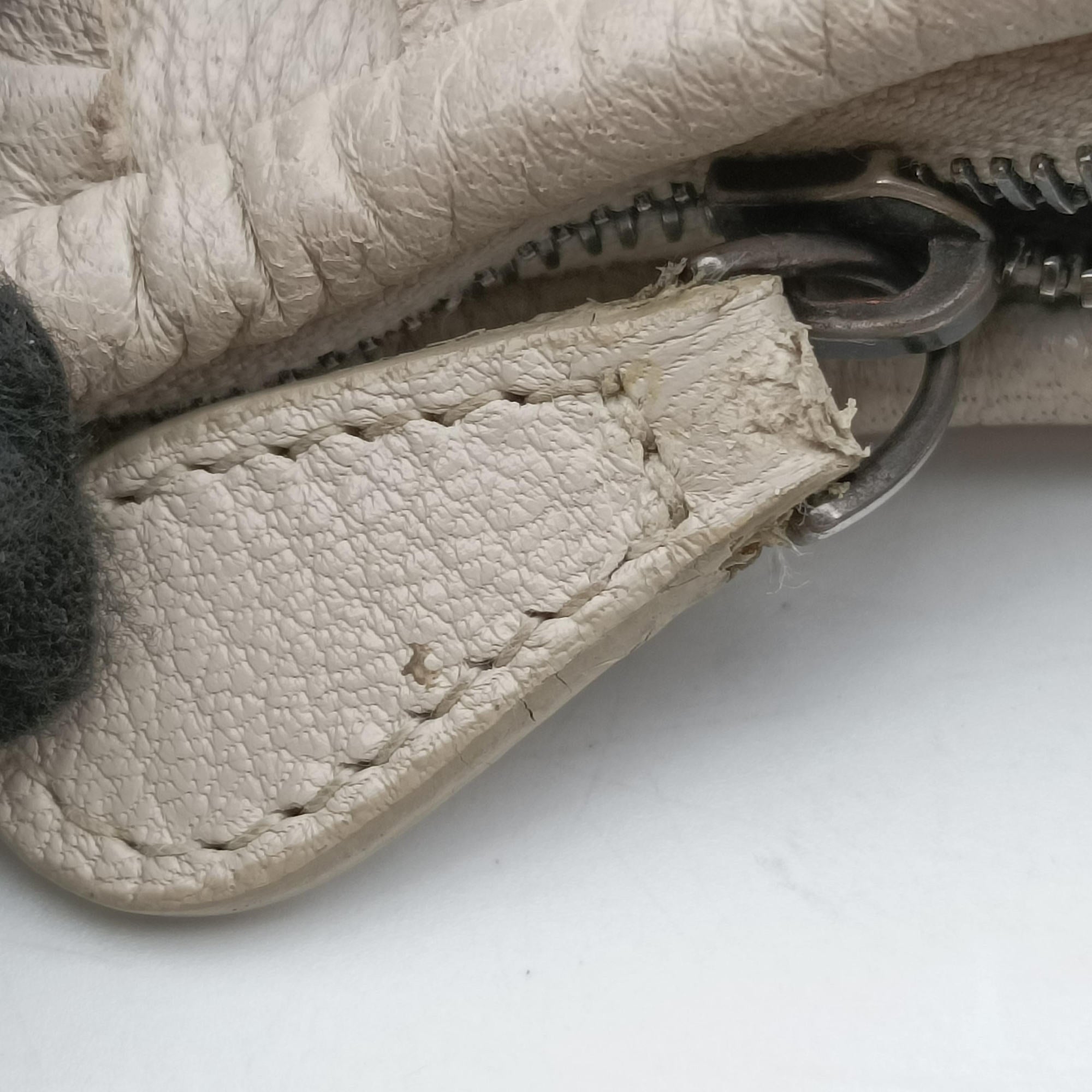 Pre-owned Bottega Veneta Mini Dune Veneta Hobo Grey leather  handbag | stylenewstar