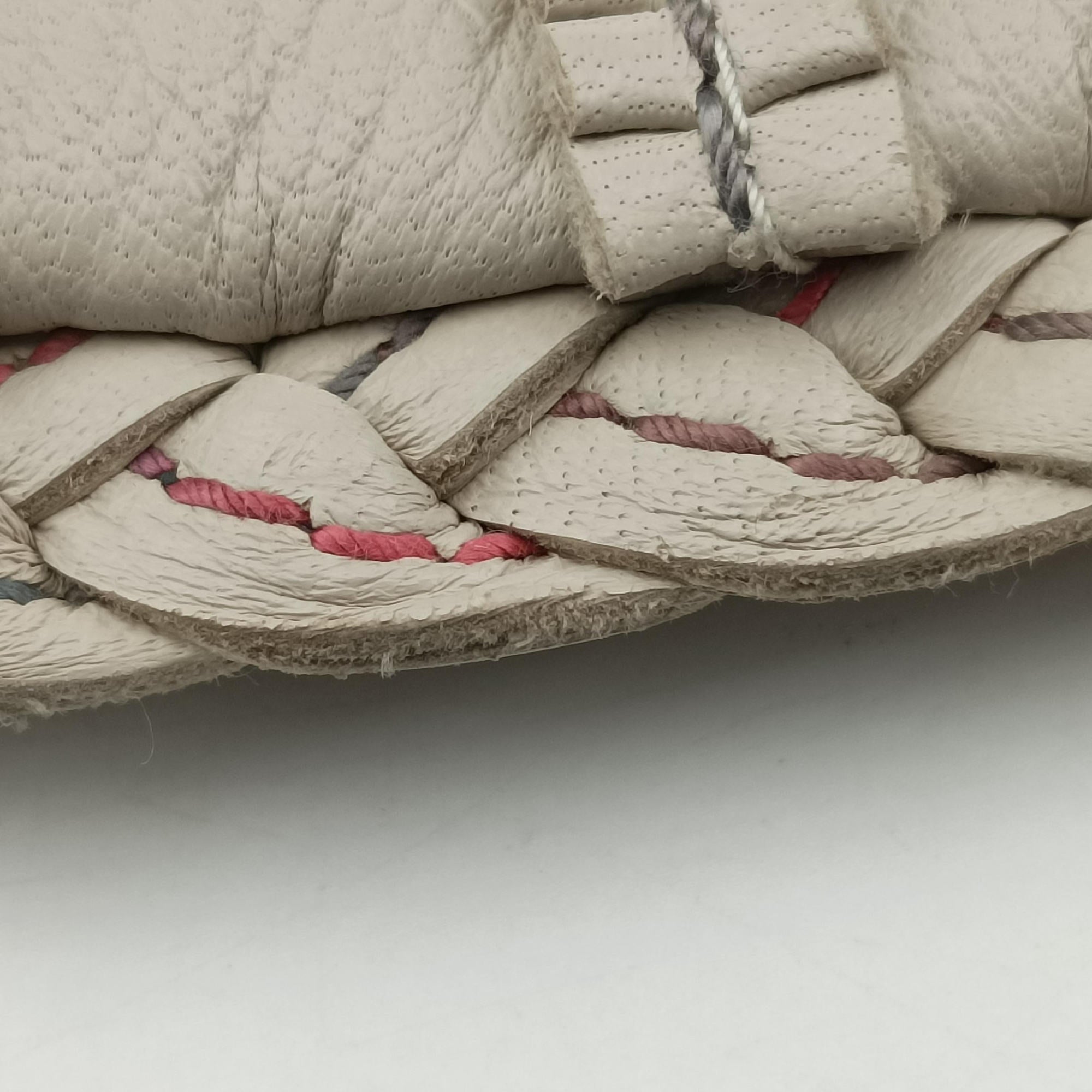 Pre-owned Bottega Veneta Mini Dune Veneta Hobo Grey leather  handbag | stylenewstar