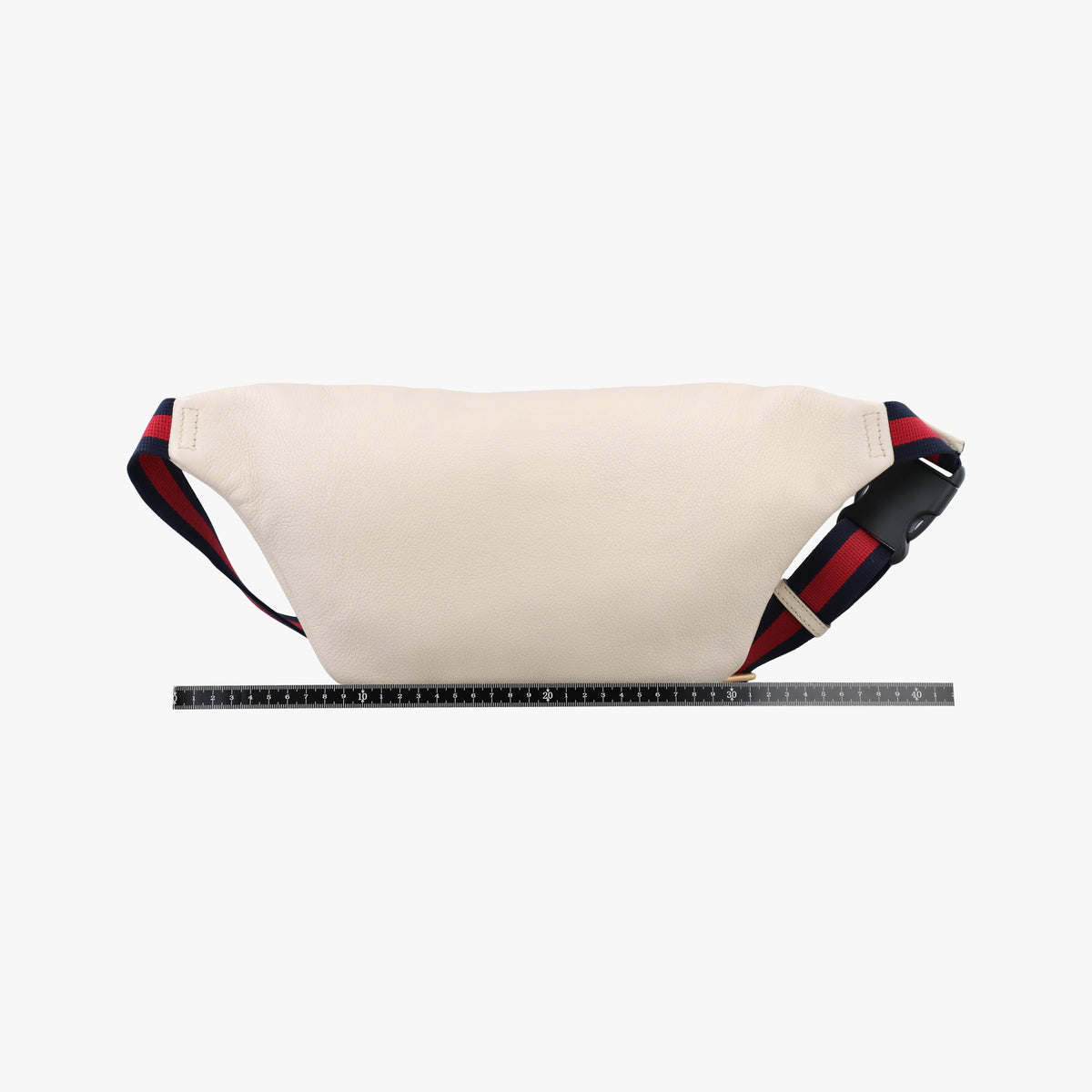 Pre-owned Gucci Print White Leather 530412 bum bag/waist bag | stylenewstar
