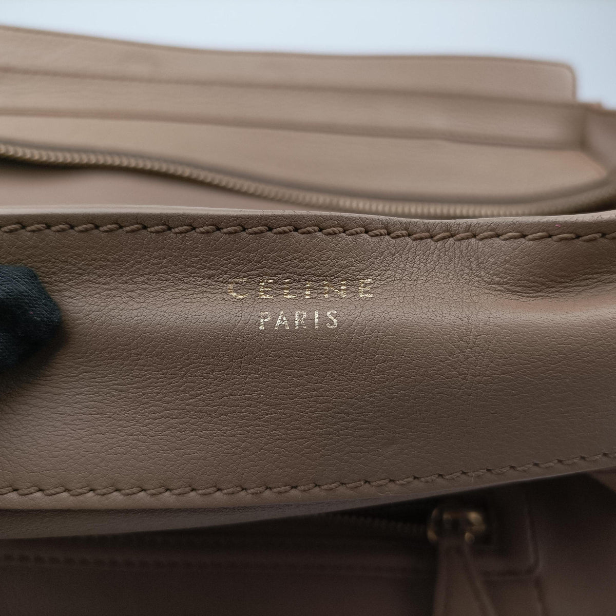 Vintage Celine luggage shopper Brown Leather  handbag | stylenewstar