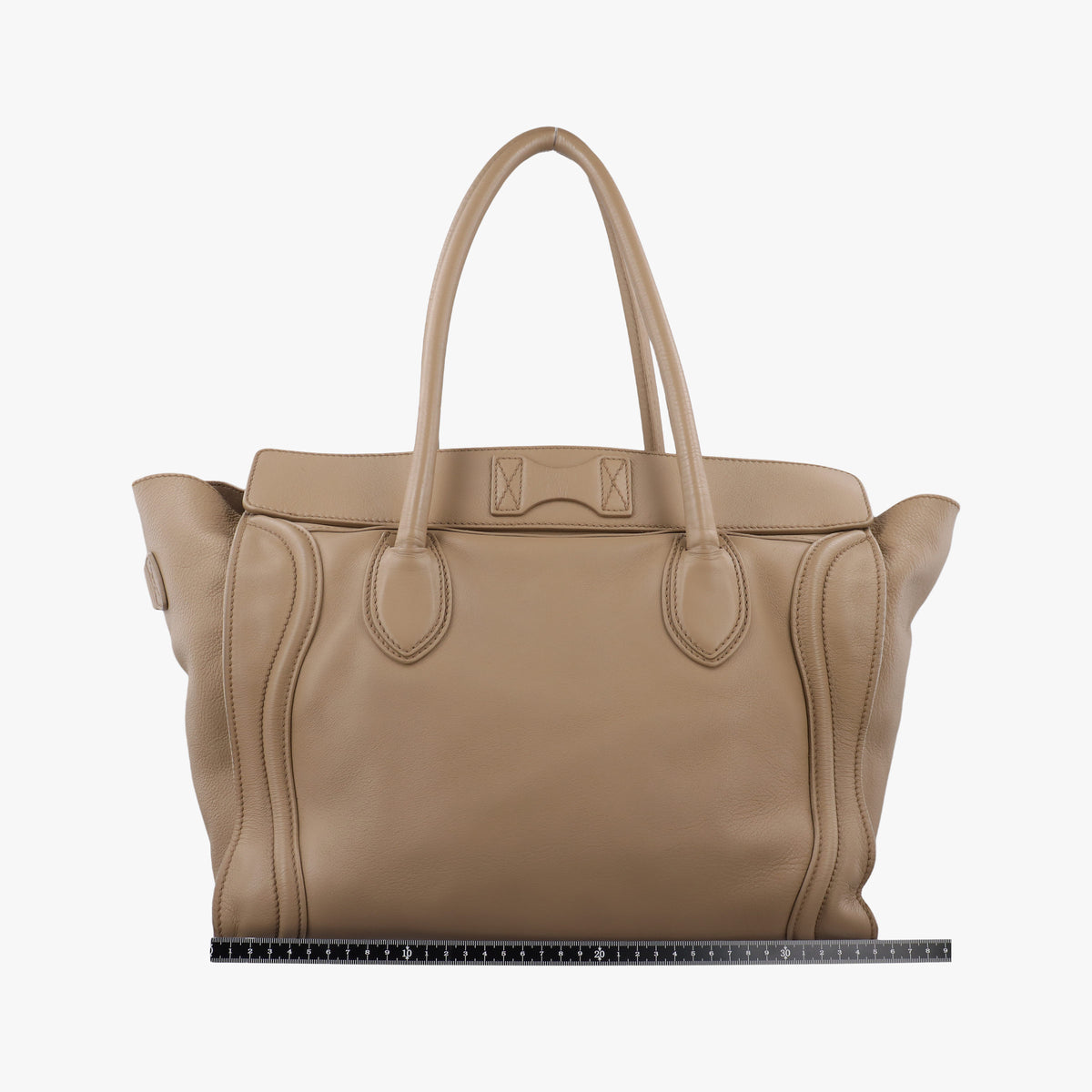 Vintage Celine luggage shopper Brown Leather  handbag | stylenewstar
