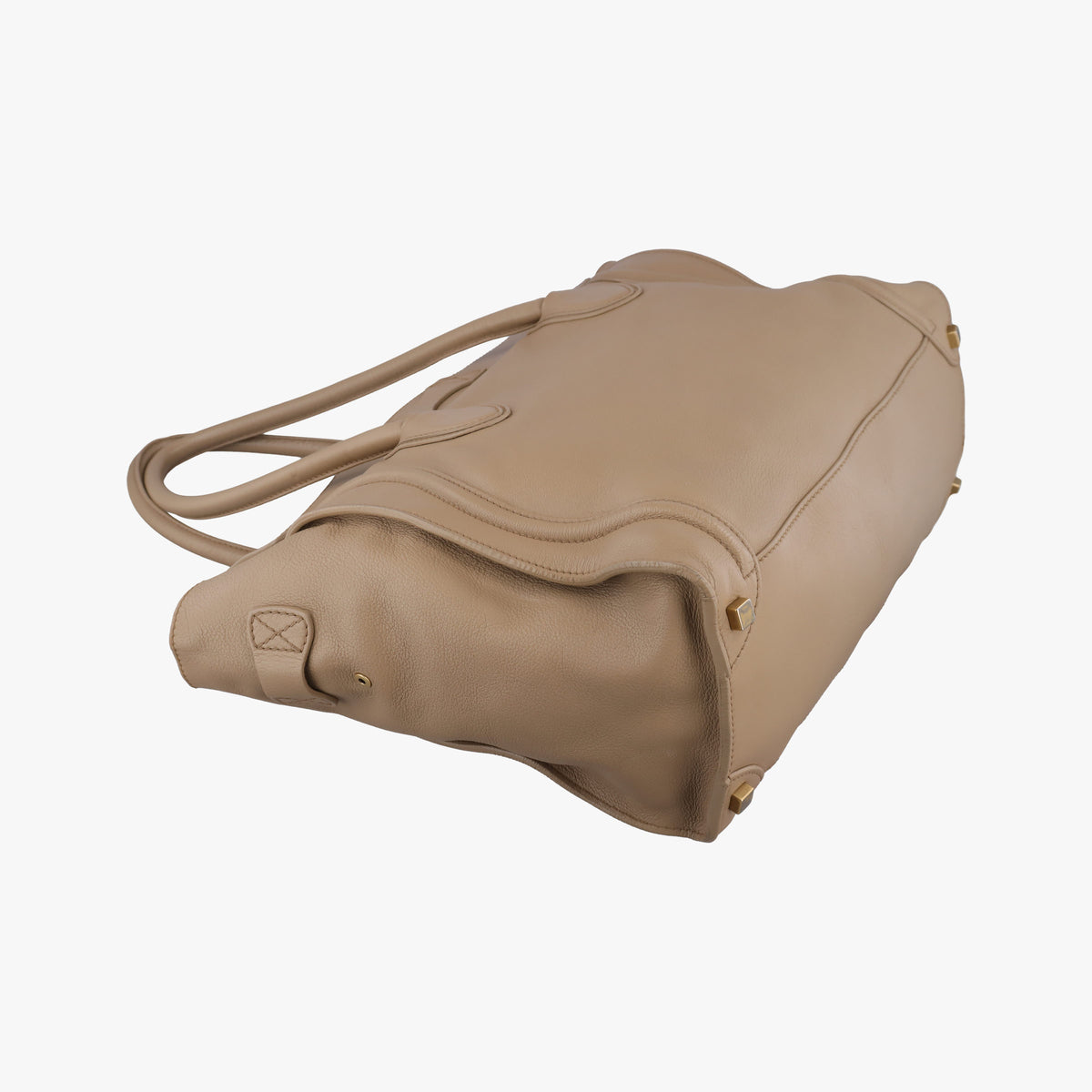 Vintage Celine luggage shopper Brown Leather  handbag | stylenewstar