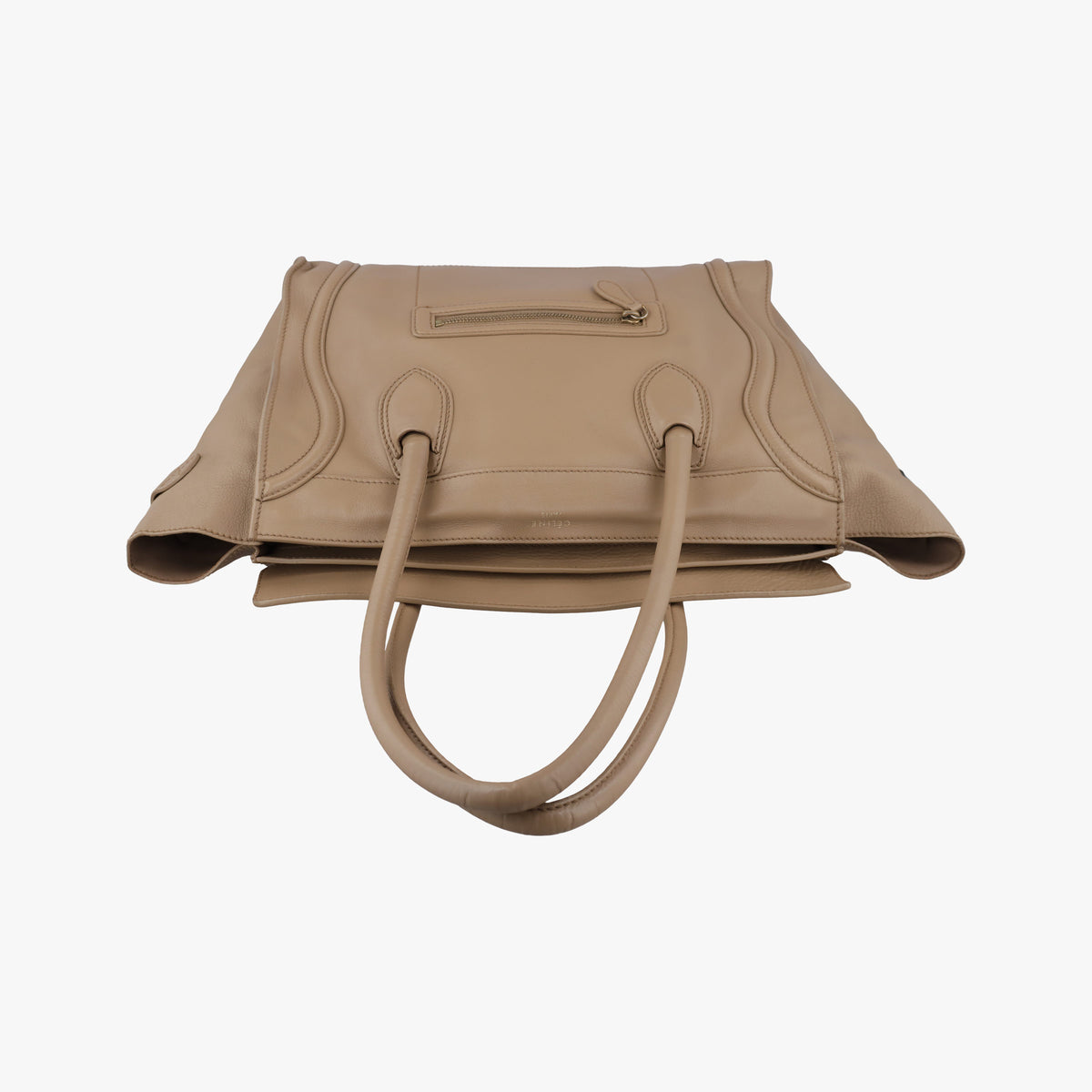 Vintage Celine luggage shopper Brown Leather  handbag | stylenewstar