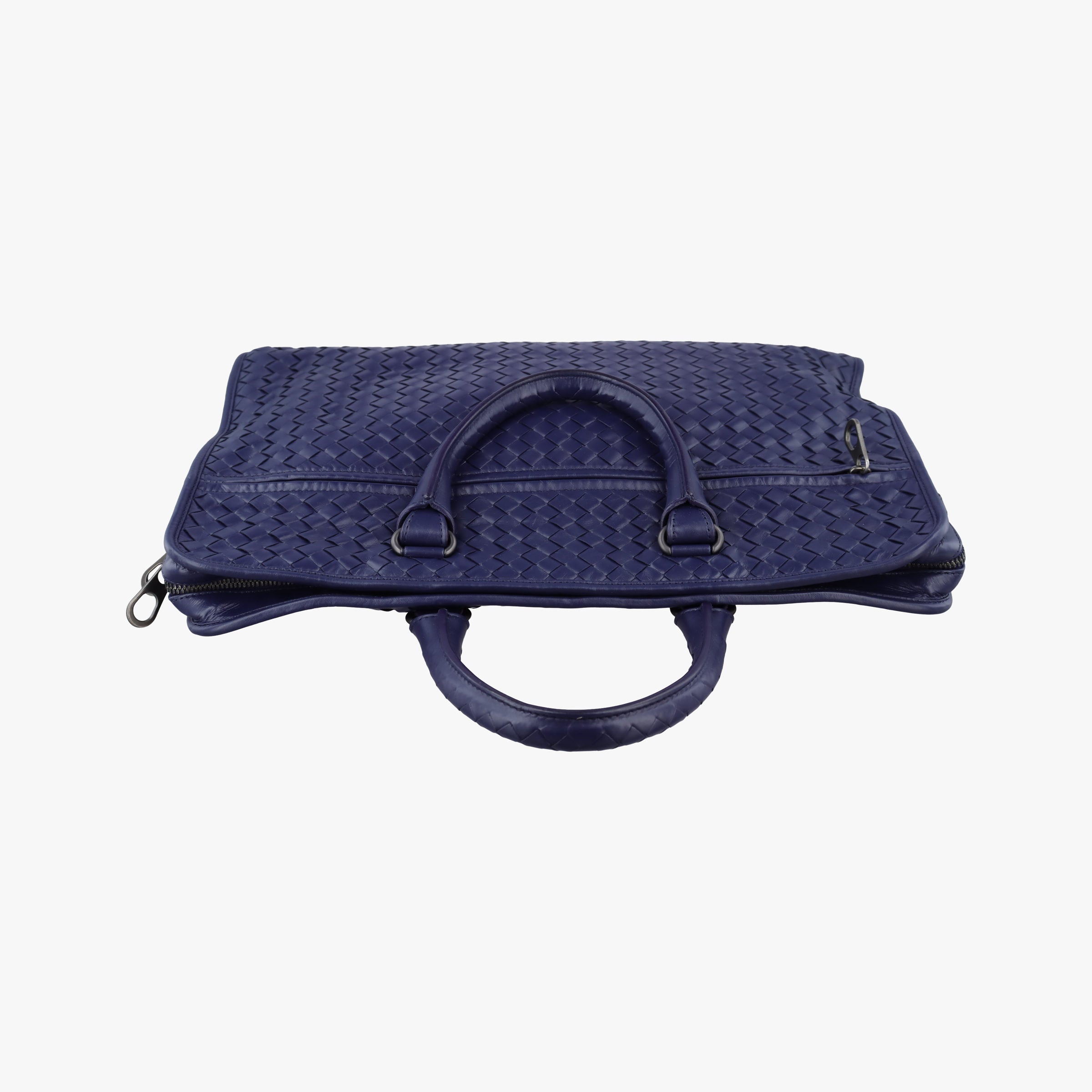 Pre-owned Bottega Veneta Intrecciato Purple lambskin  handbag | stylenewstar