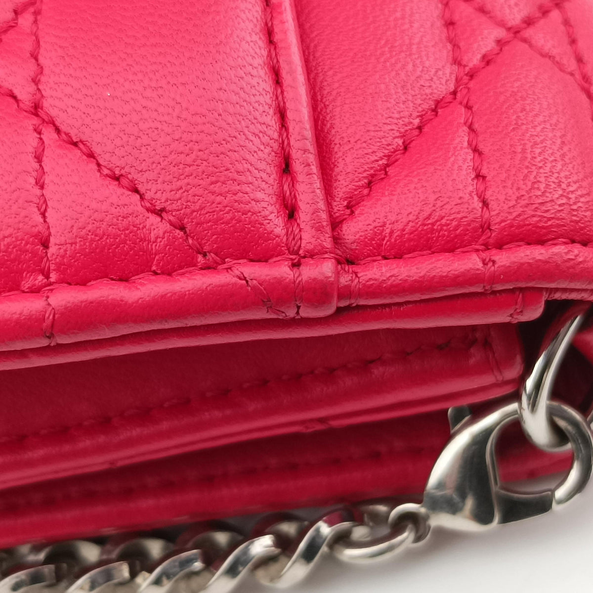 Secondhand Christian Dior Cannage New Lock Red lambskin  shoulderbag | stylenewstar