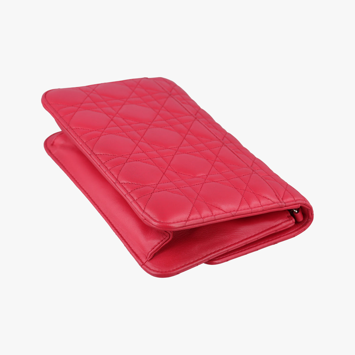 Secondhand Christian Dior Cannage New Lock Red lambskin  shoulderbag | stylenewstar