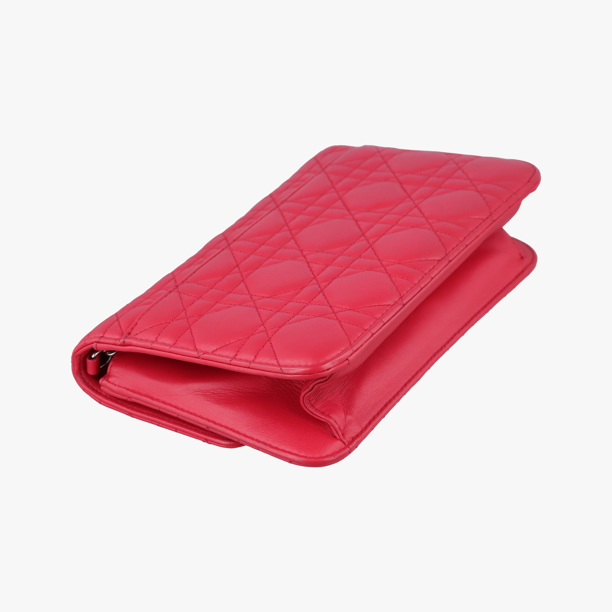 Secondhand Christian Dior Cannage New Lock Red lambskin  shoulderbag | stylenewstar