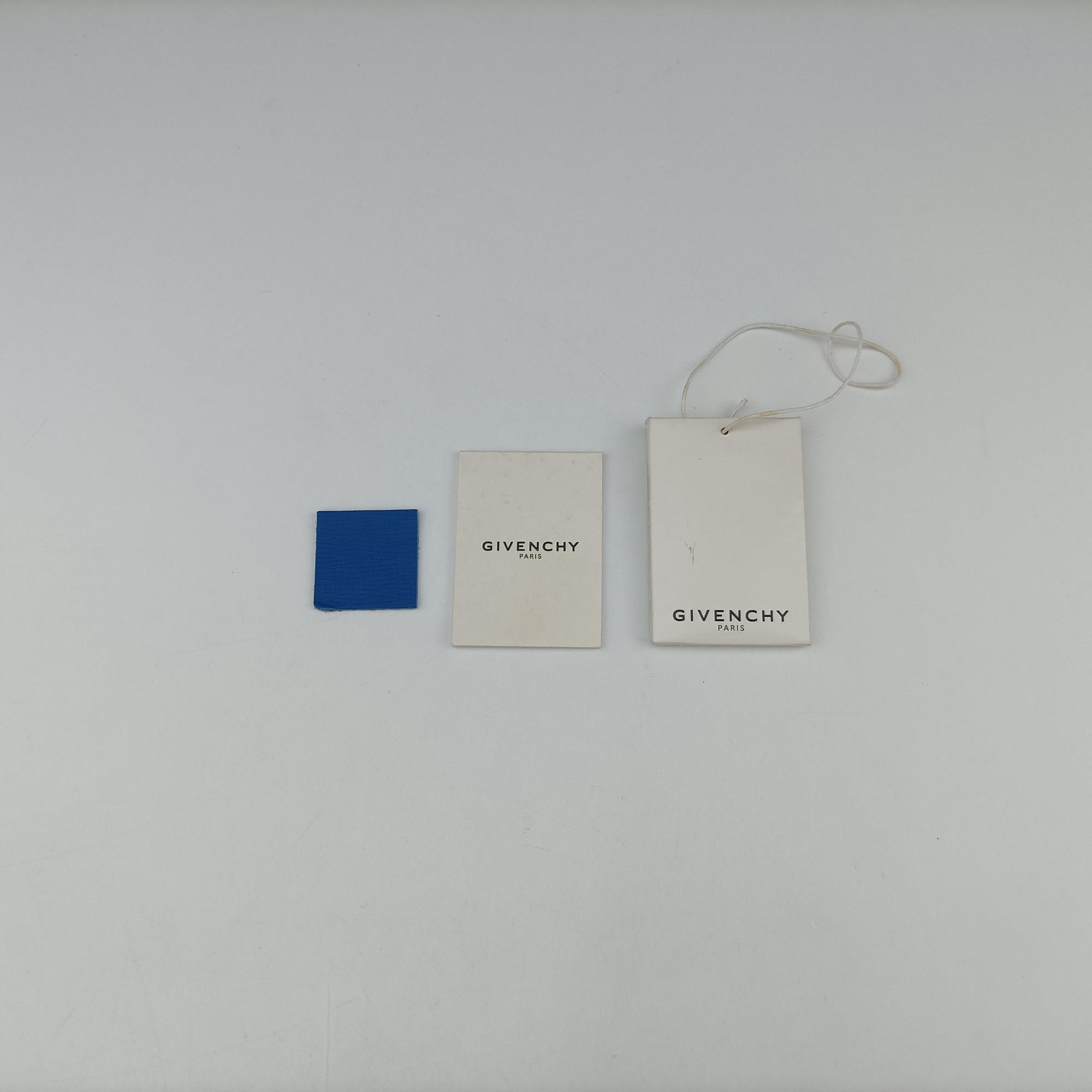 Pre-owned Givenchy Pandora Box Blue Leather  shoulderbag | stylenewstar
