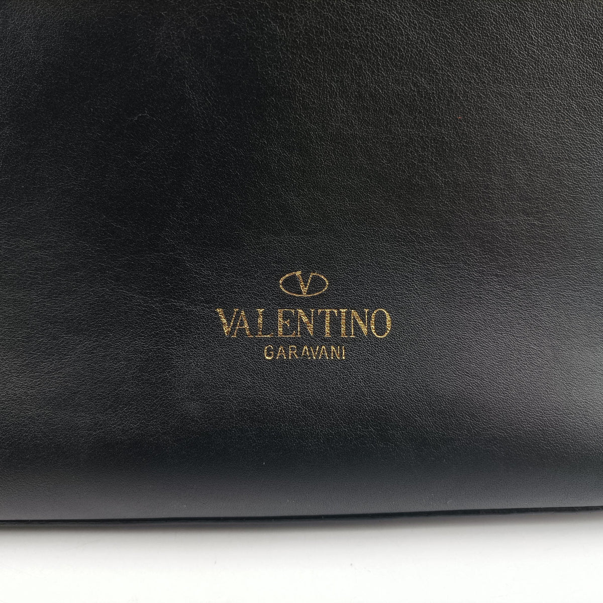 Pre-owned Valentino Buckle Strappy Satchel Black Leather  shoulderbag | stylenewstar