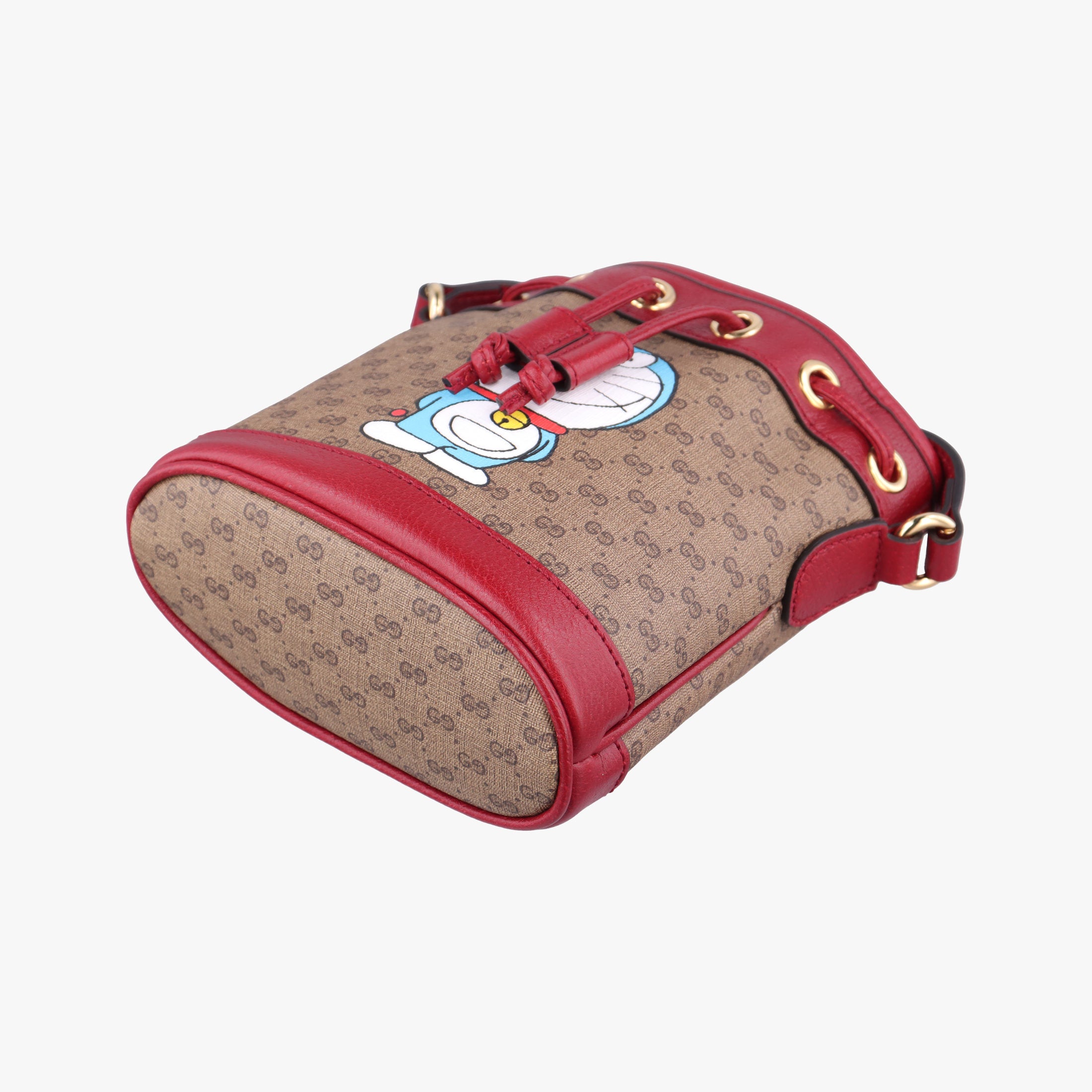 Vintage Gucci Doraemon collaboration Beige×Bordeaux×Multicolor PVC coated canvas×leather 647801 shoulderbag | stylenewstar