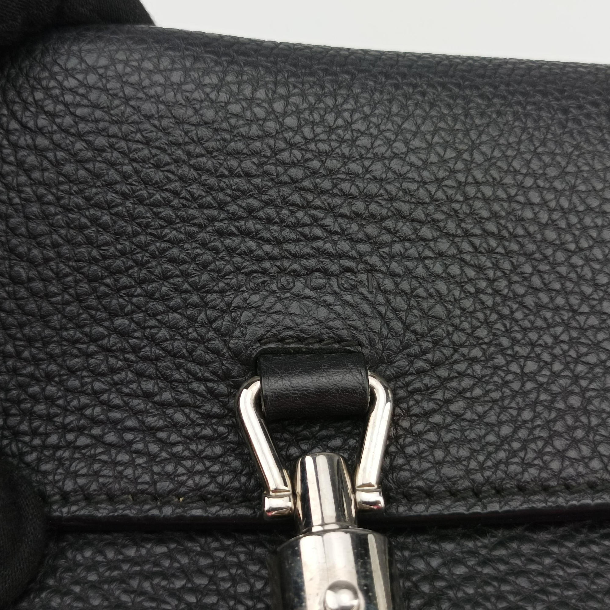 Pre-owned Gucci New Jackie Black Leather 362971 shoulderbag | stylenewstar