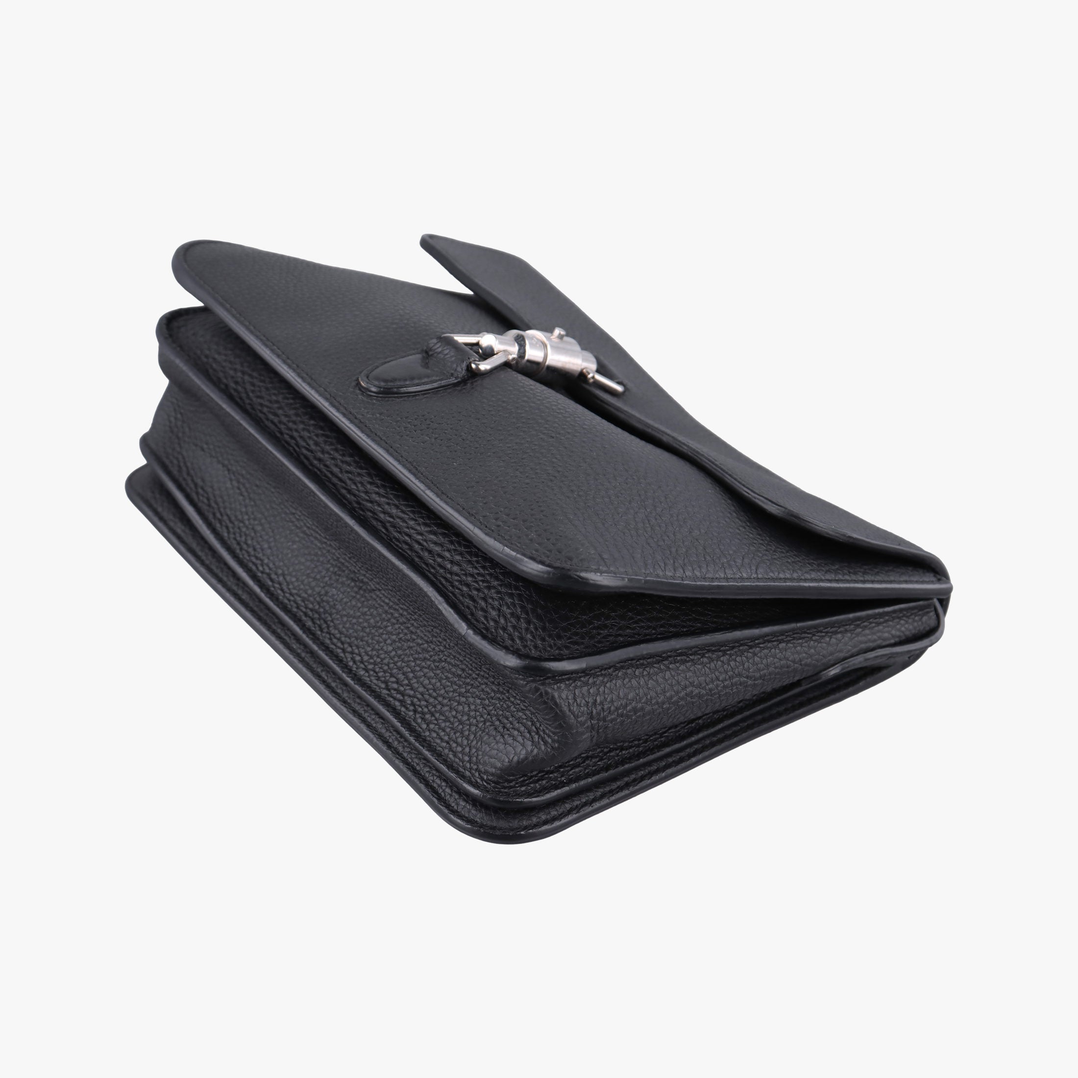 Pre-owned Gucci New Jackie Black Leather 362971 shoulderbag | stylenewstar
