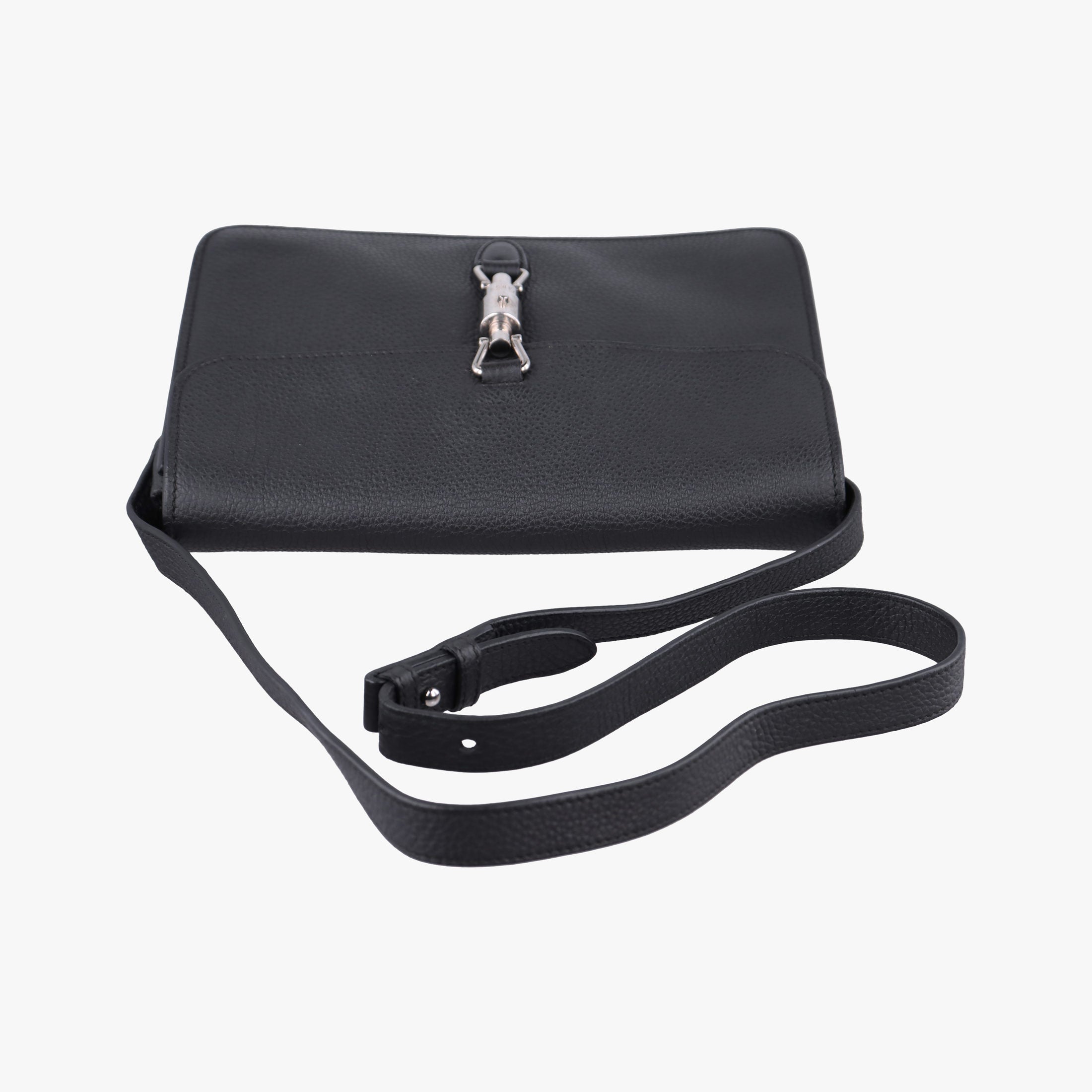 Pre-owned Gucci New Jackie Black Leather 362971 shoulderbag | stylenewstar