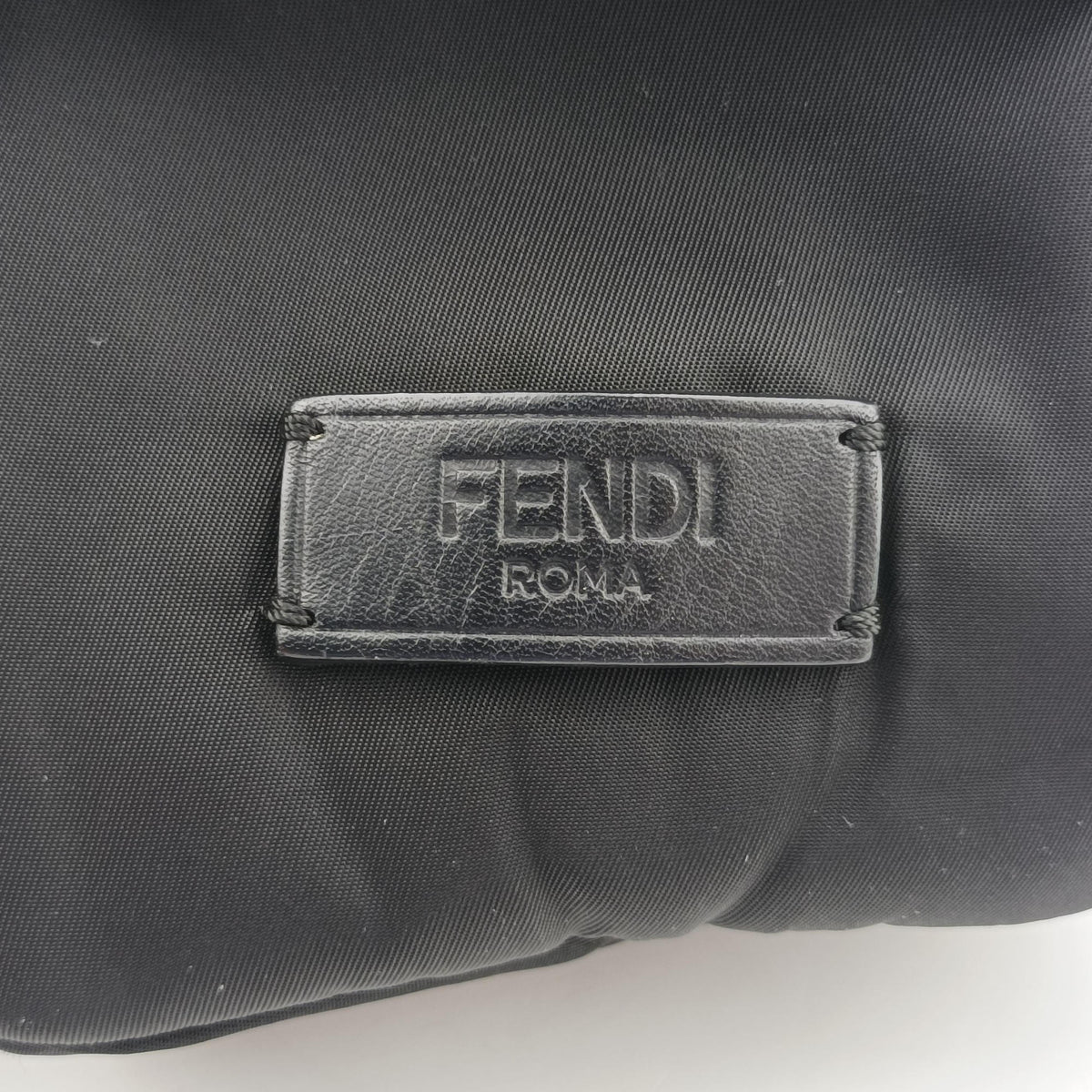Pre-owned Fendi monster bag bugs Black x Multicolour Nylon x leather 8BZ035 backpack/rucksack | stylenewstar