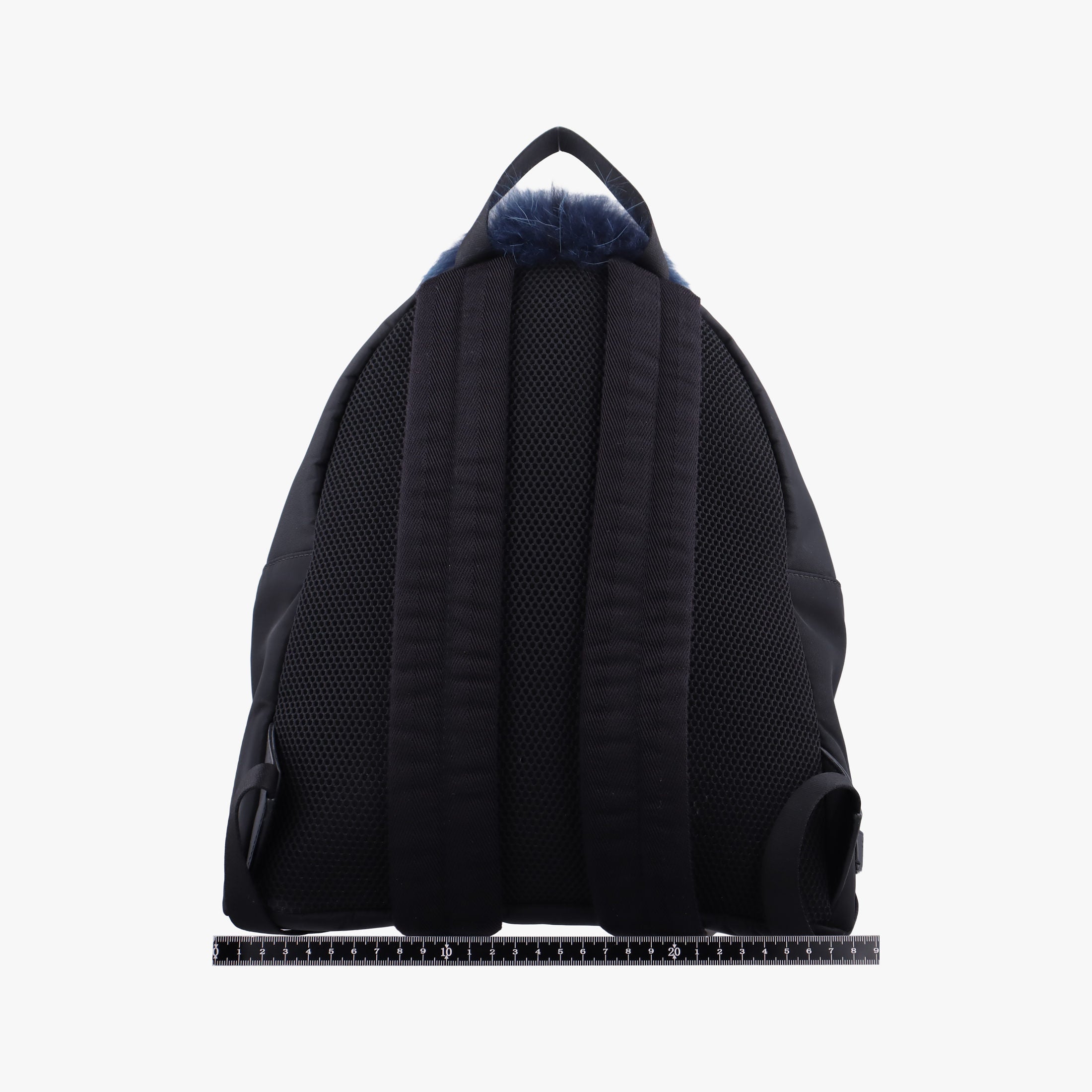 Pre-owned Fendi monster bag bugs Black x Multicolour Nylon x leather 8BZ035 backpack/rucksack | stylenewstar