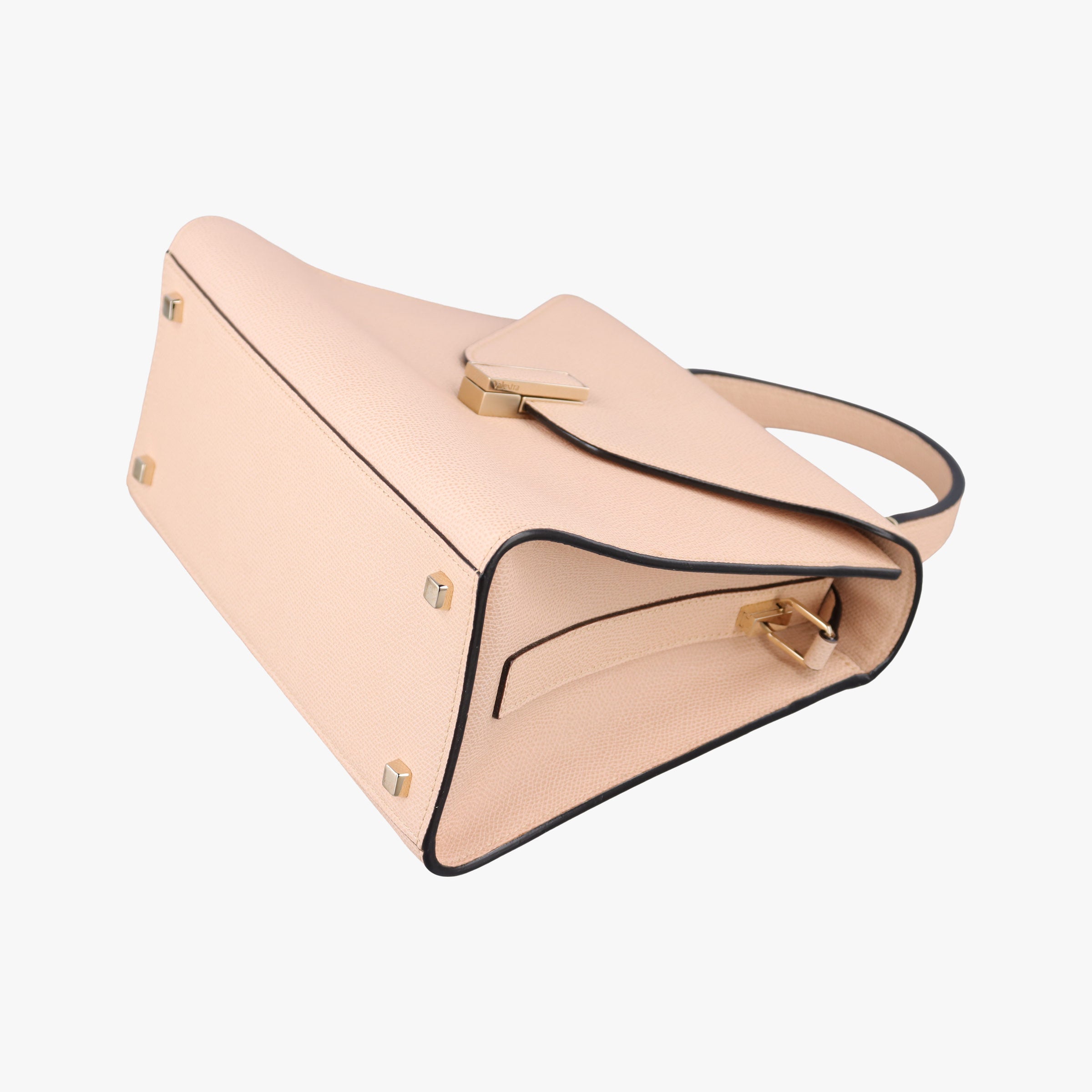 Pre-owned Valextra Iside Pink Calfskin  shoulderbag | stylenewstar