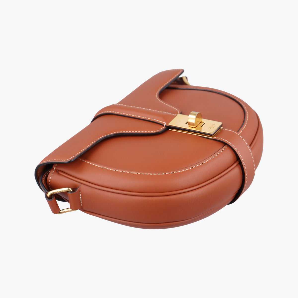 Vintage Celine Besace 16 Small Brown Leather W-SL-2 shoulderbag | stylenewstar
