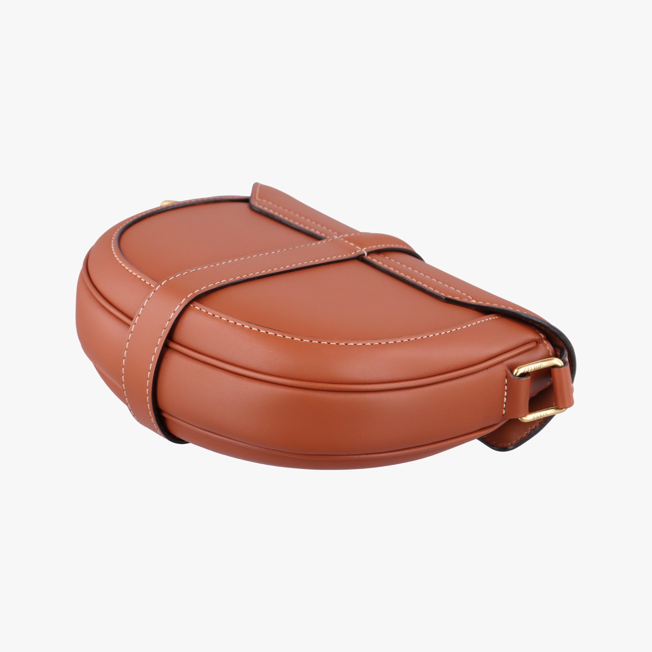 Vintage Celine Besace 16 Small Brown Leather W-SL-2 shoulderbag | stylenewstar