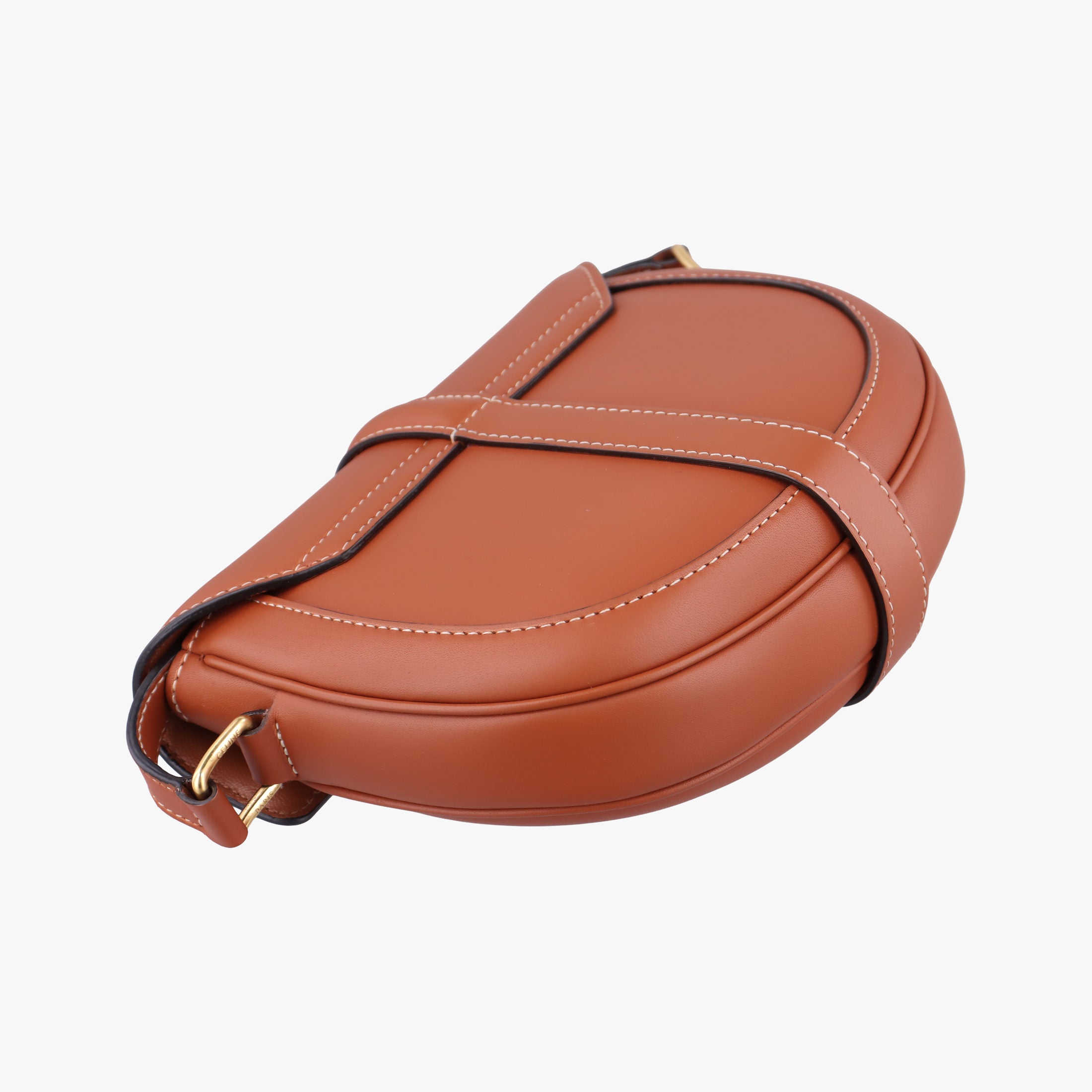 Vintage Celine Besace 16 Small Brown Leather W-SL-2 shoulderbag | stylenewstar