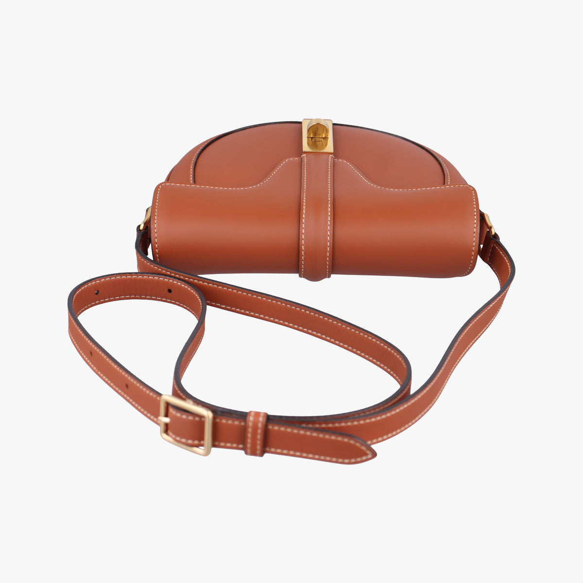 Vintage Celine Besace 16 Small Brown Leather W-SL-2 shoulderbag | stylenewstar