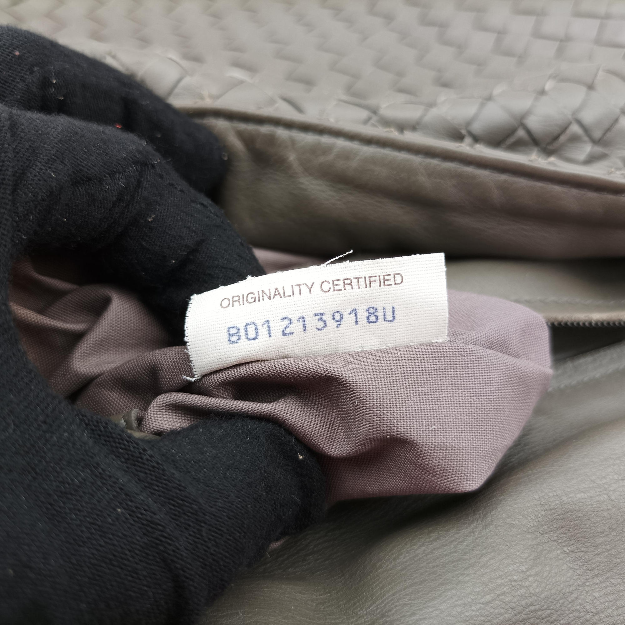 Vintage Bottega Veneta Intrecciato Gray lambskin  shoulderbag | stylenewstar