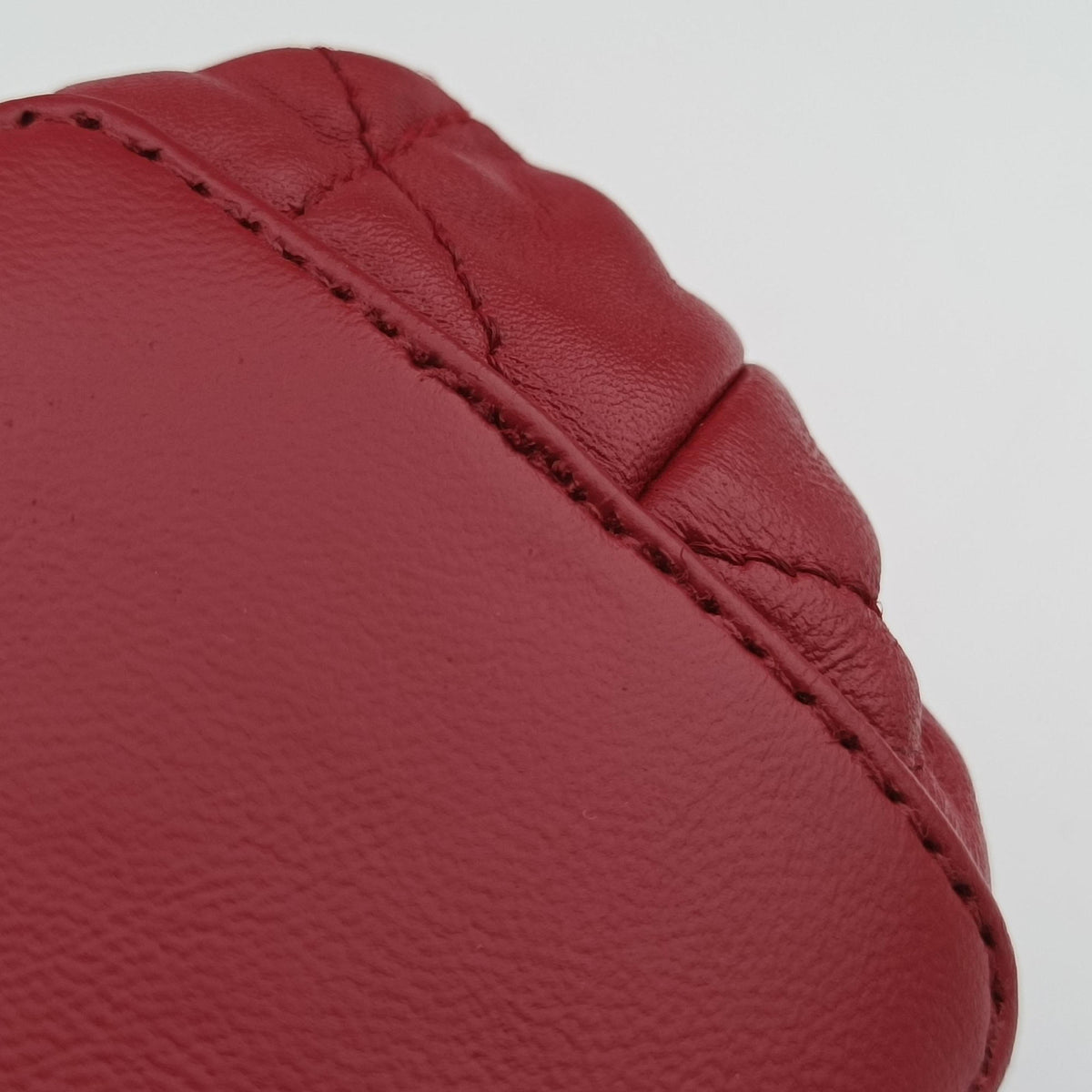 Pre-owned Christian Dior Cannage Faux Pearl Red lambskin  shoulderbag | stylenewstar