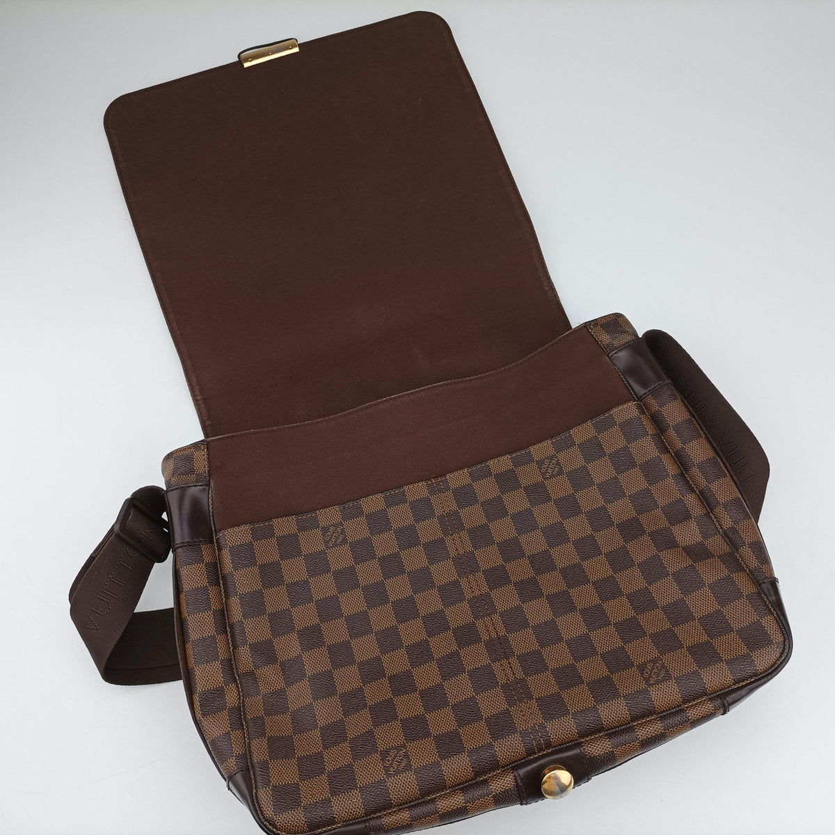 Pre-owned Louis Vuitton Bastille Messenger EBENE Damier Canvas N45258 shoulderbag | stylenewstar