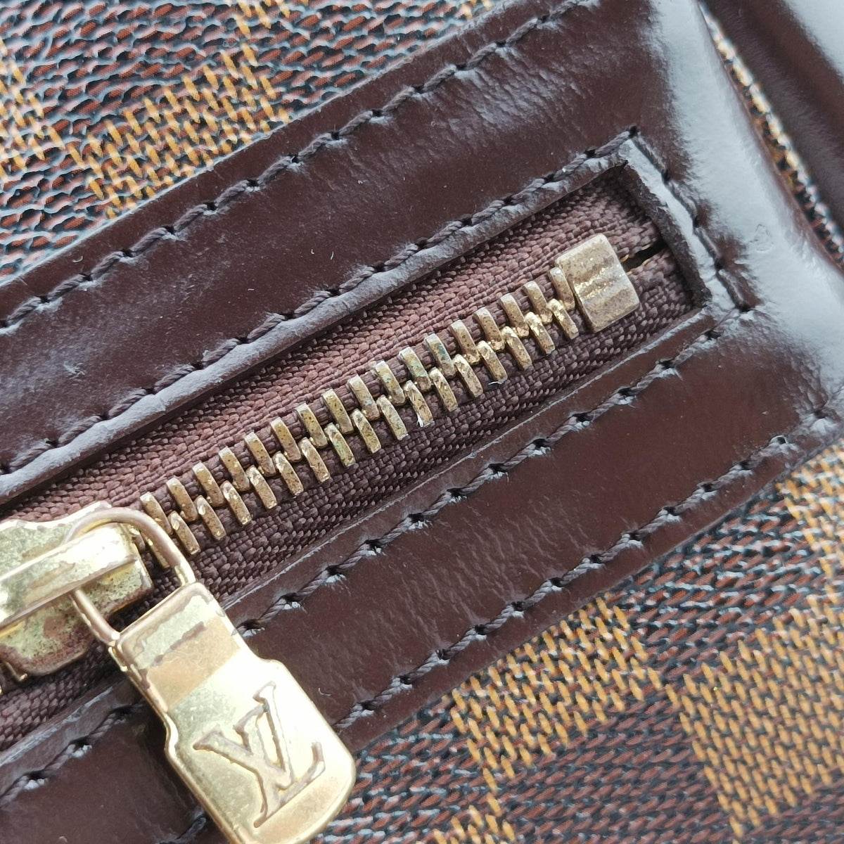Pre-owned Louis Vuitton Bastille Messenger EBENE Damier Canvas N45258 shoulderbag | stylenewstar