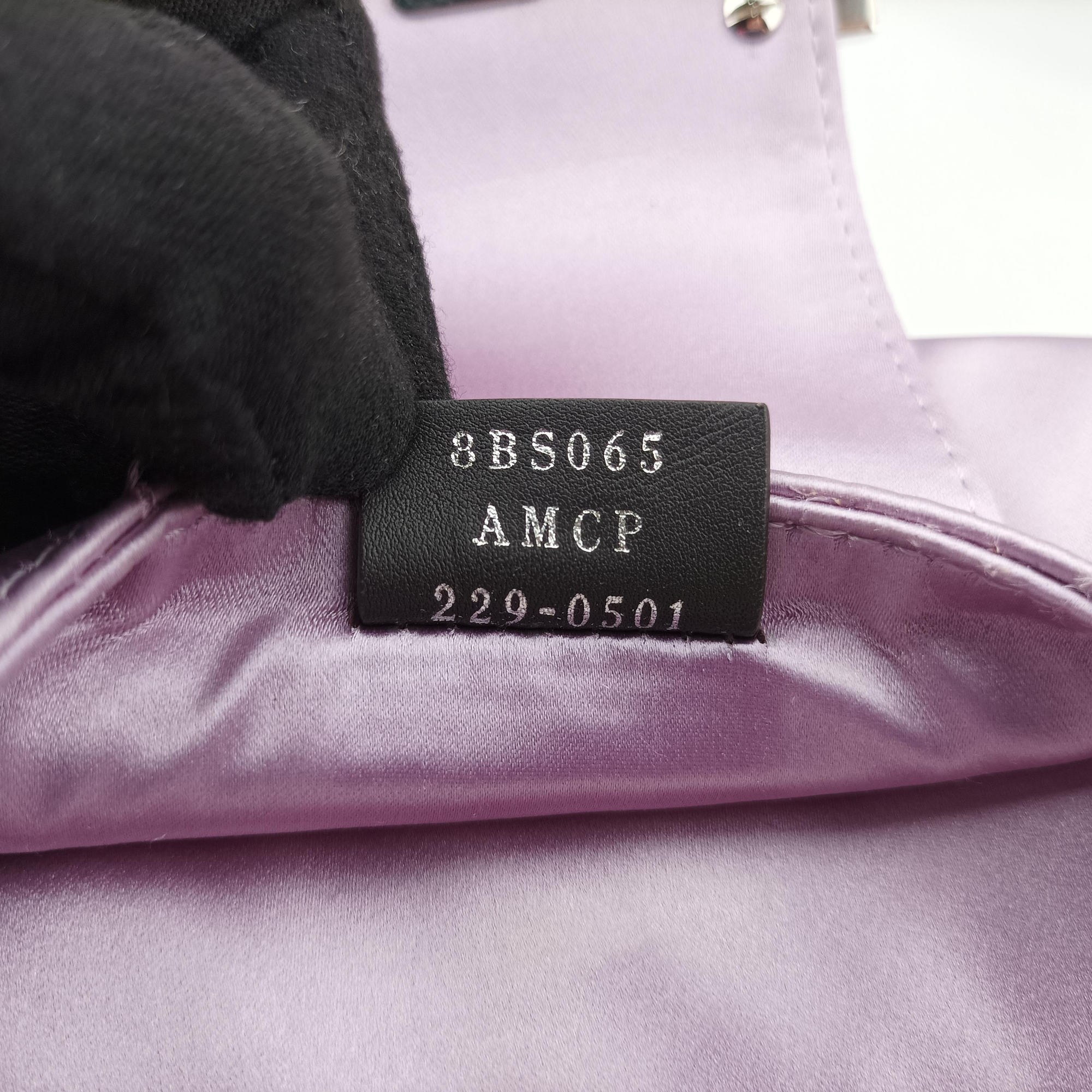 Pre-owned Fendi Cookie Mini Purple silk 8BS065 handbag | stylenewstar