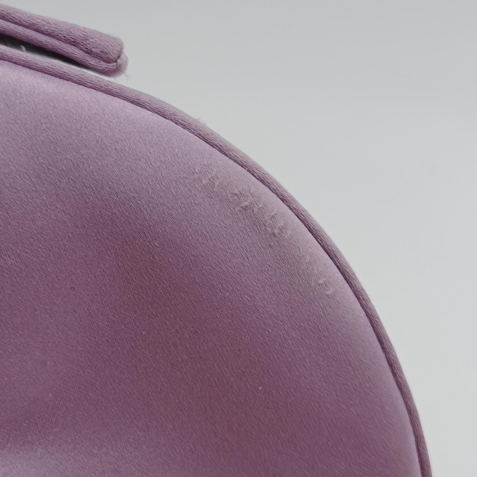 Pre-owned Fendi Cookie Mini Purple silk 8BS065 handbag | stylenewstar