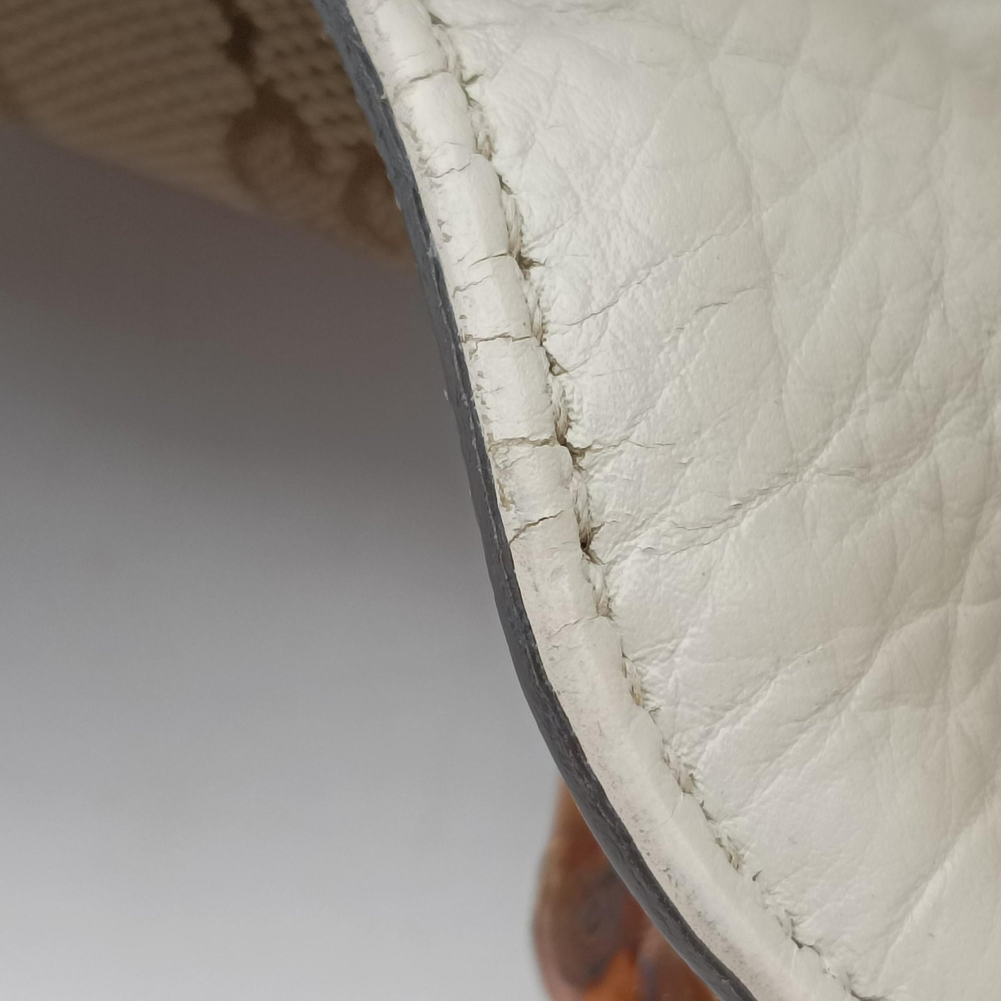 Pre-owned Gucci Bamboo Beige×White Canvas×Leather 282315 shoulderbag | stylenewstar