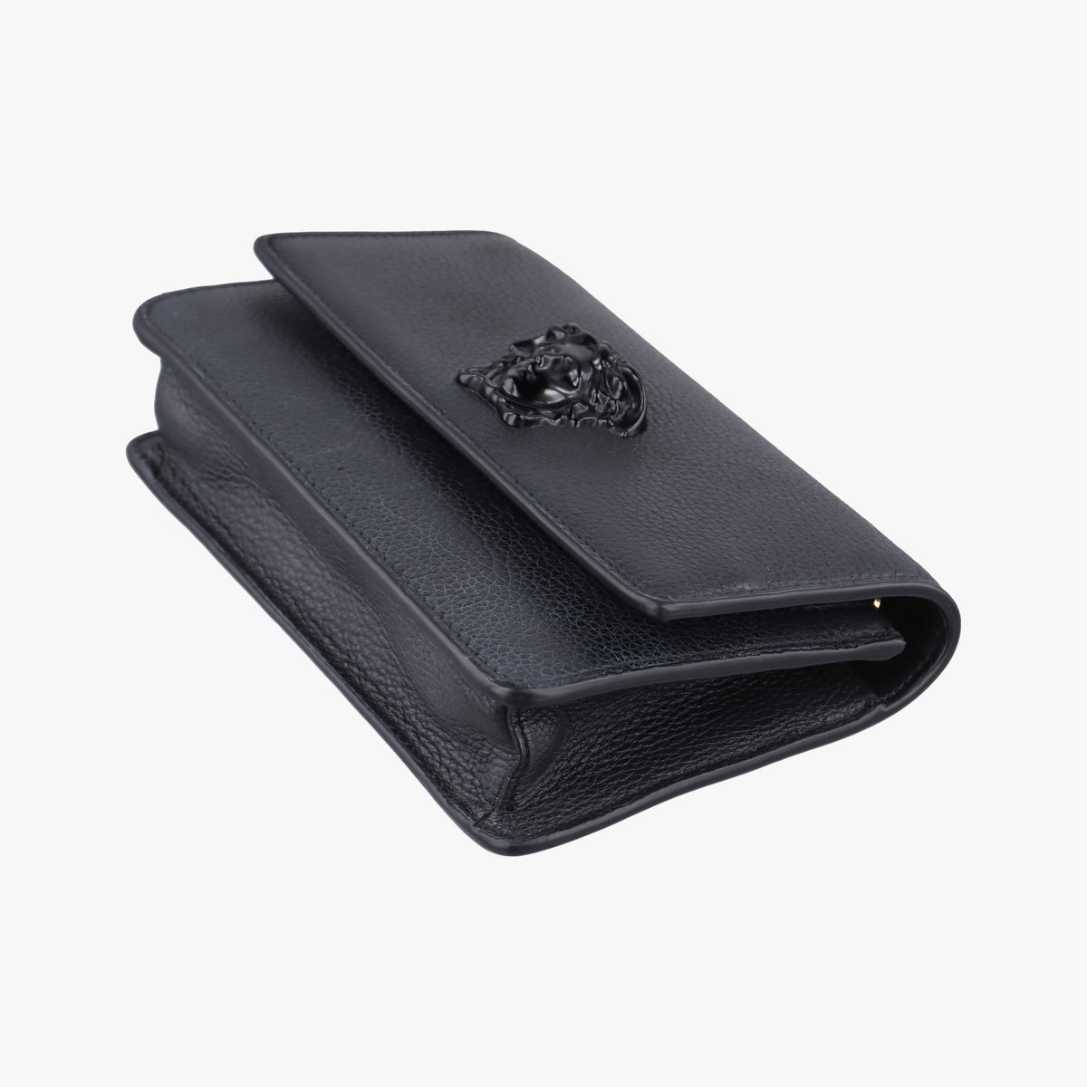 Secondhand VERSACE Medusa Black leather  shoulderbag | stylenewstar